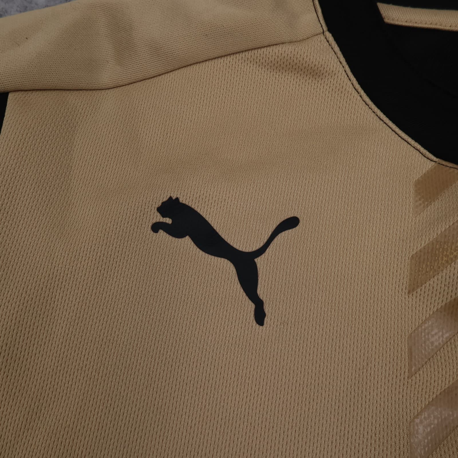 Borussia Dortmund Drill Top Large Black Training Puma Soccer 2015 2016 Pullover photo 4