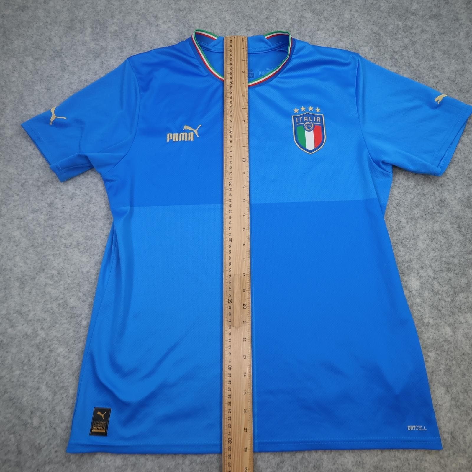Italy Home Shirt Mens Large Blue 2022 2023 Football Puma Italia Top Jersey photo 10