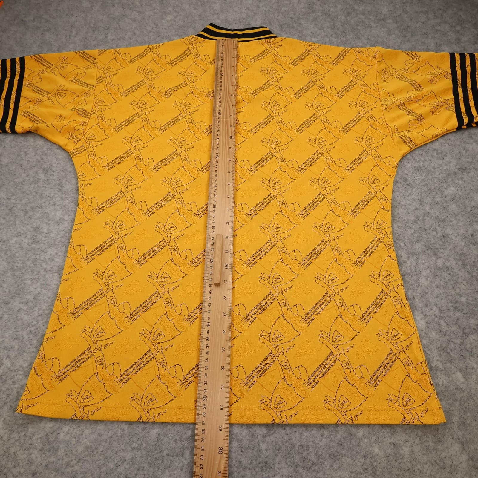 Liverpool Shirt Mens Large Third Yellow 1994 1996 Adidas Carlsberg Soccer Jersey photo 15