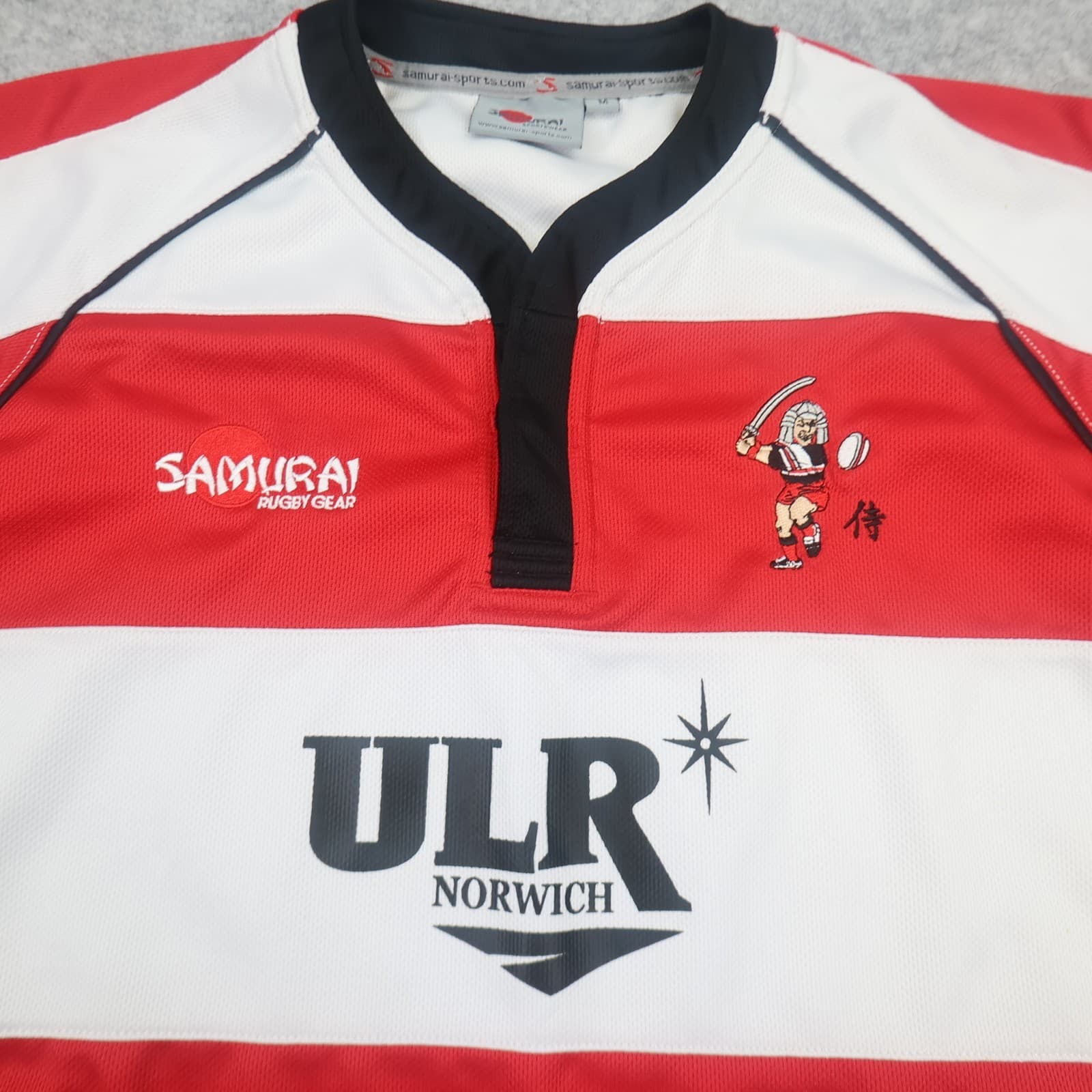Samurai 7's RFC Medium Home shirt Jersey 2007 2008 Samurai Rugby Jersey photo 4