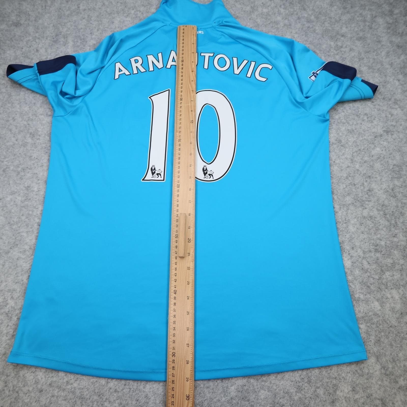 Stoke City Away Shirt Mens XL Blue 2014 2015 Warrior Arnautovic 10 Soccer Jersey photo 12