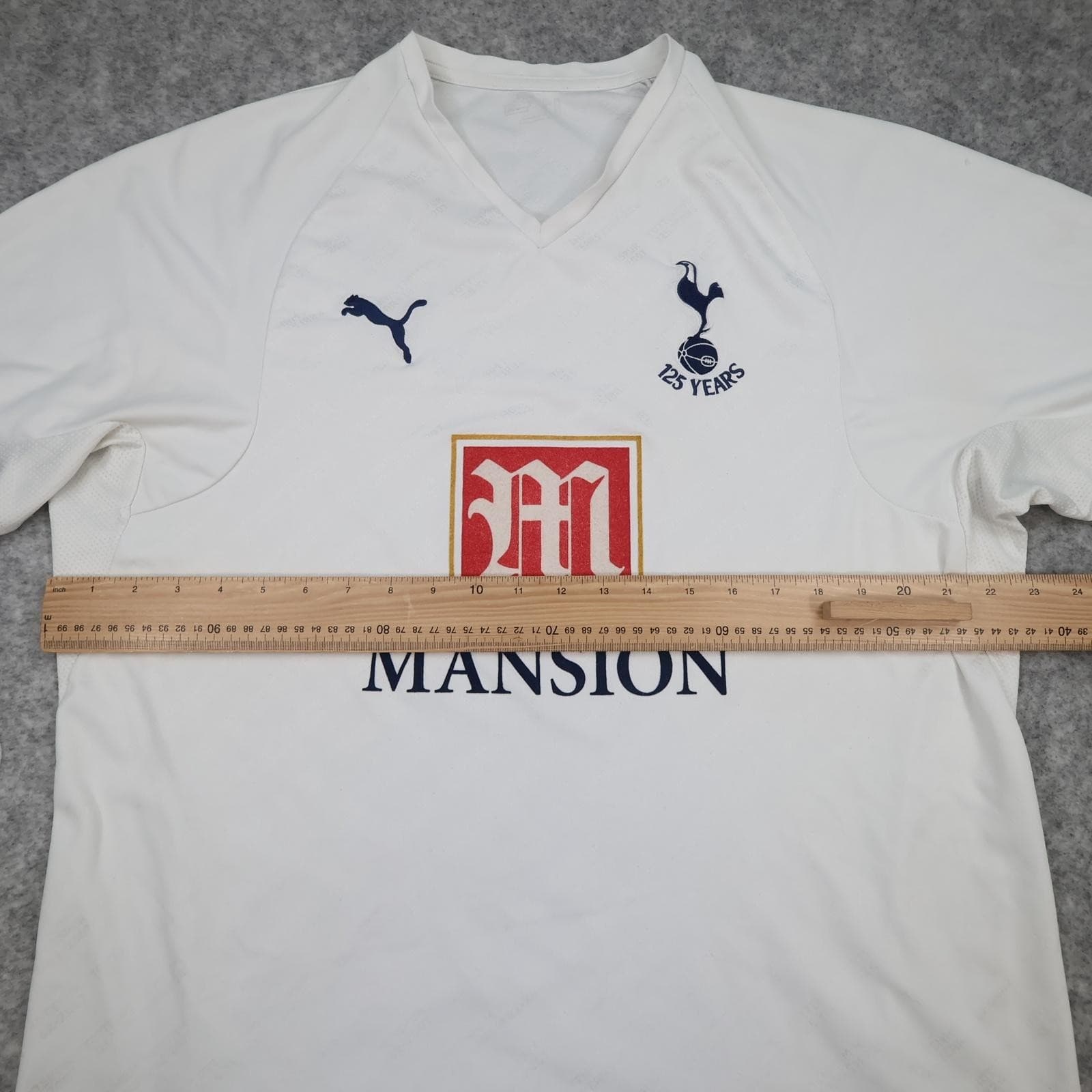 Tottenham Hotspur Shirt Mens XL White Home 2007 2008 Football Puma Mansion photo 11