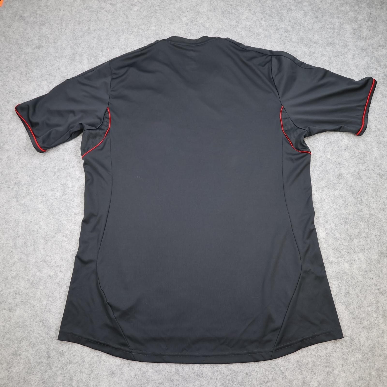 Liverpool Shirt Mens XL Black Away Kit 2011 2012 Adidas Standard Chartered photo 2
