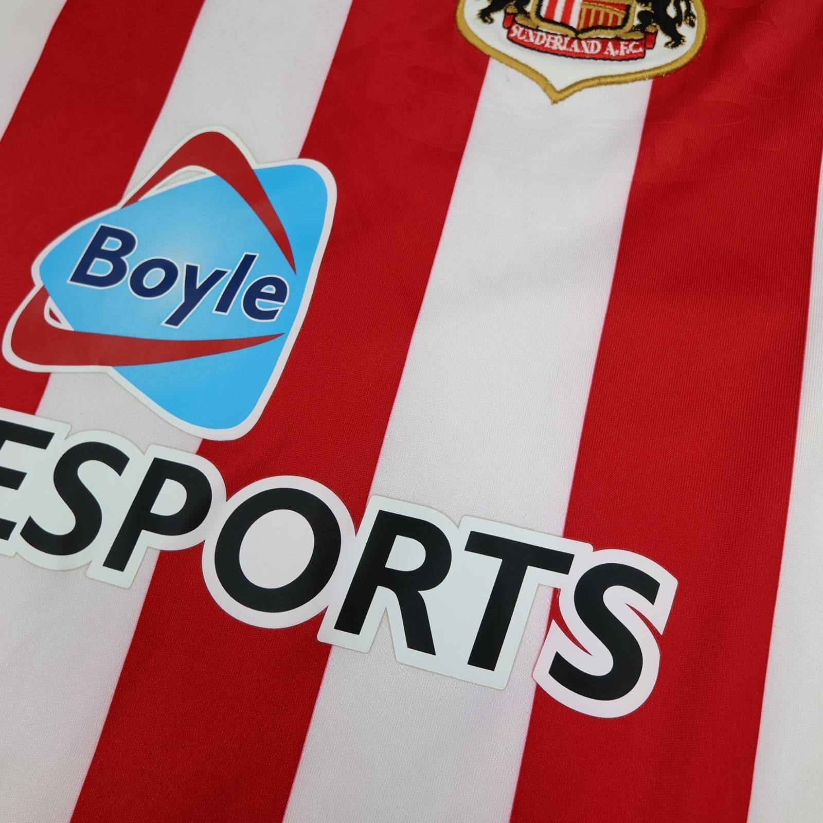 Sunderland Shirt Mens XS Red Home 2009 2010 Umbro Boylesports Soccer Jersey photo 5