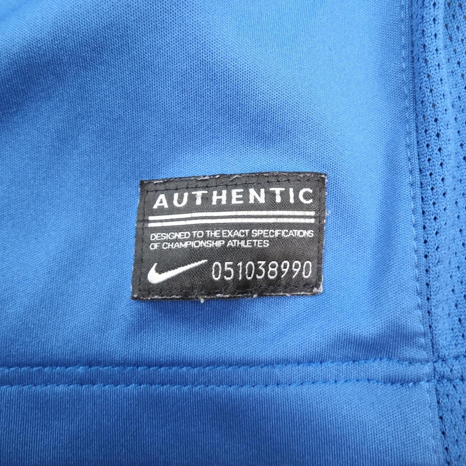 Barcelona Training Shirt Mens Medium Blue 2012 2013 Football Nike Soccer Jersey photo 10
