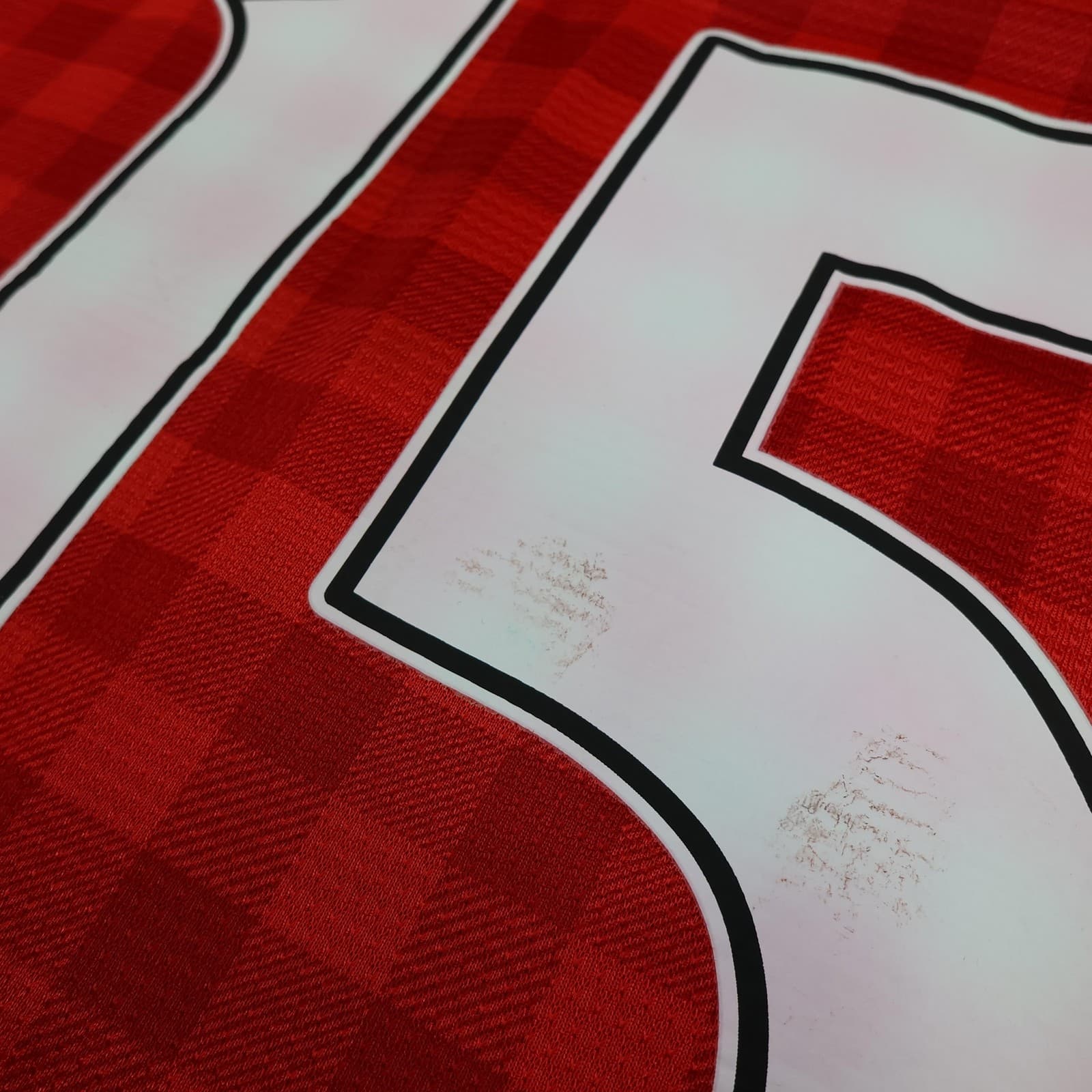 Manchester United Shirt Mens Medium Red Home 2012 2013 Football Nike Vidic 15 photo 12