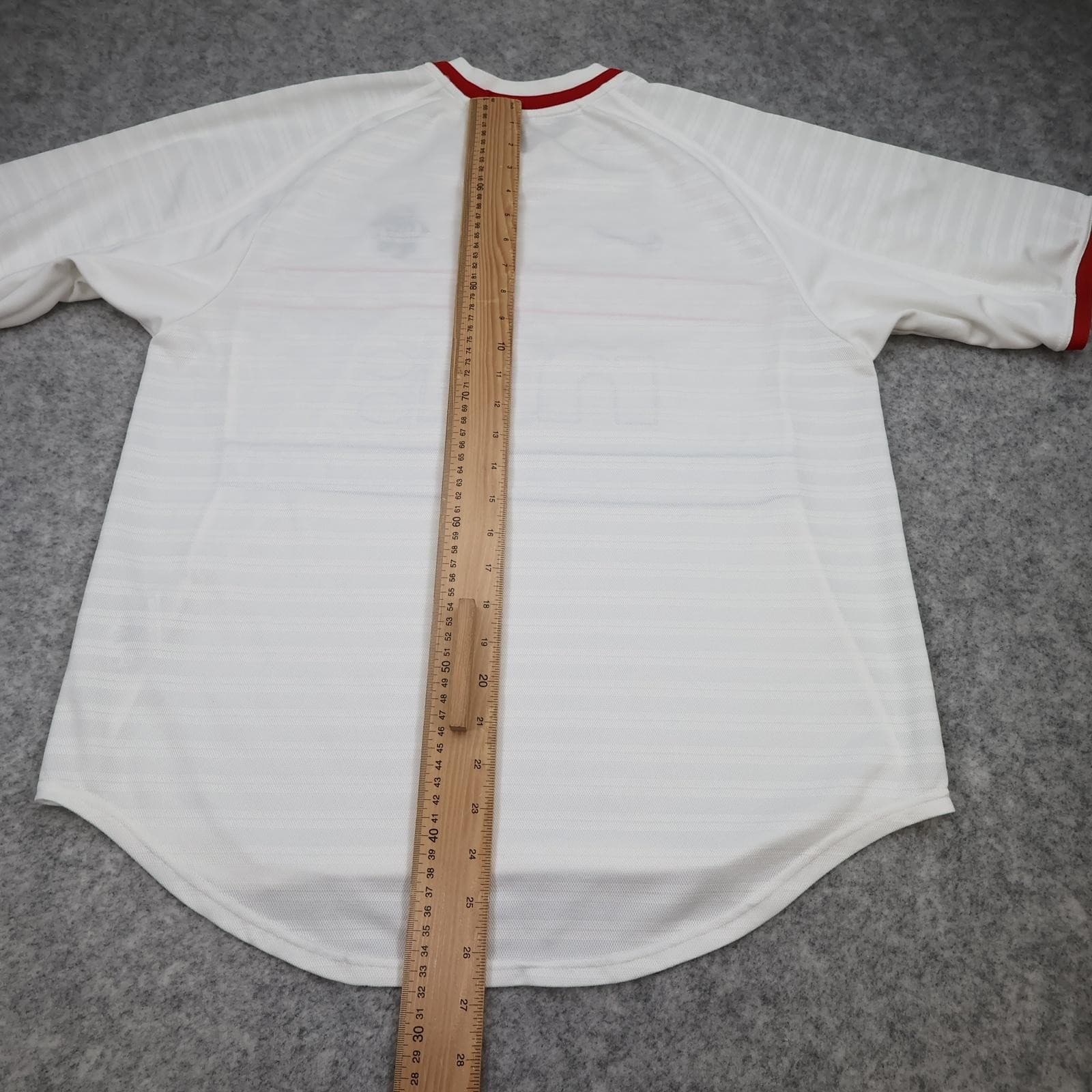Vintage Rangers Shirt Mens Large White Away 2000 2001 Nike Ntl Soccer Jersey 00s photo 10