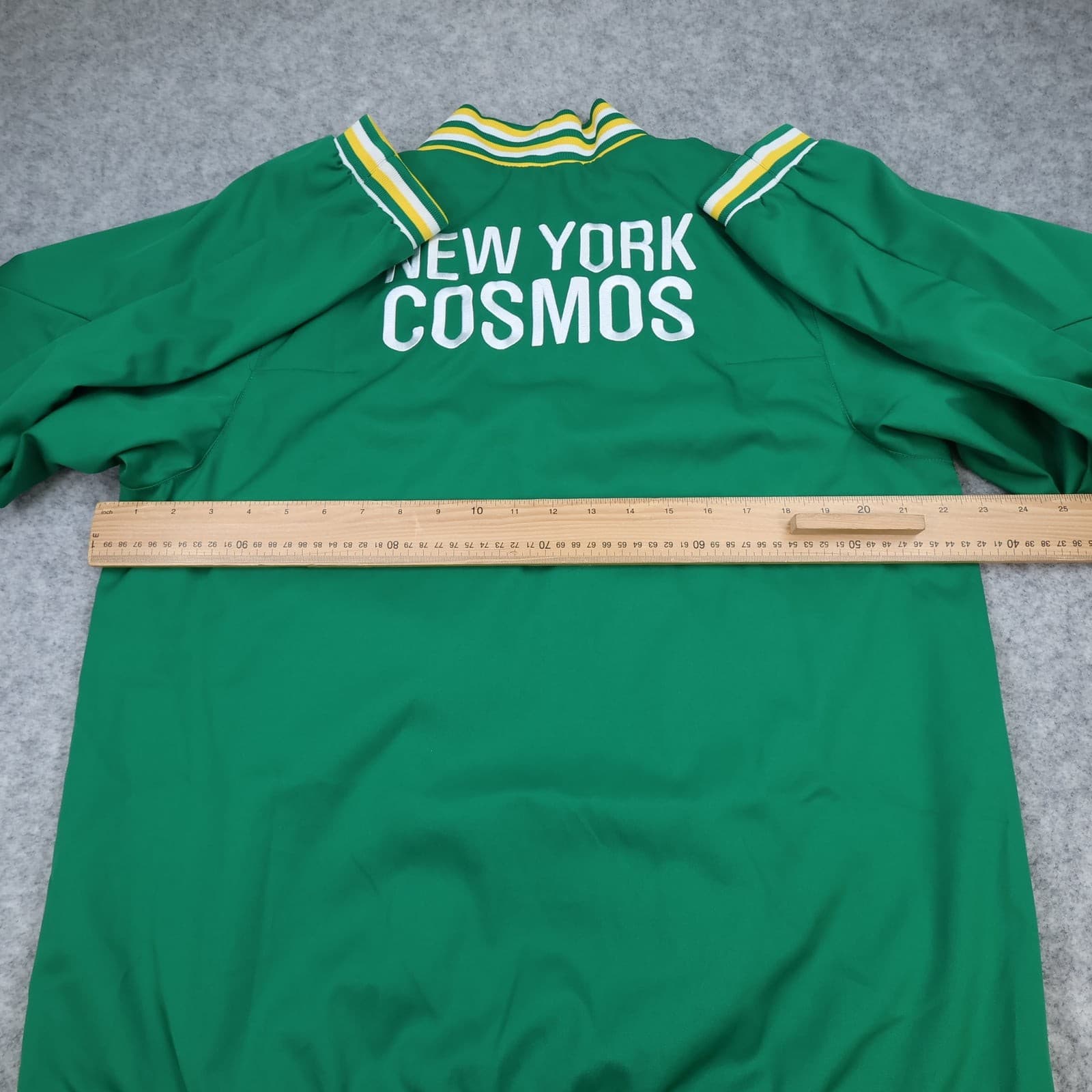 New York Cosmos Jacket Mens Large Green 2011 2012 Umbro Woven Anthem photo 11