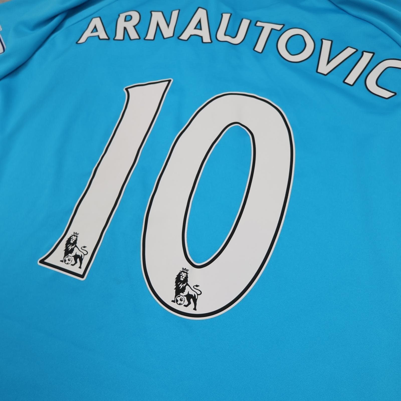 Stoke City Away Shirt Mens XL Blue 2014 2015 Warrior Arnautovic 10 Soccer Jersey photo 9