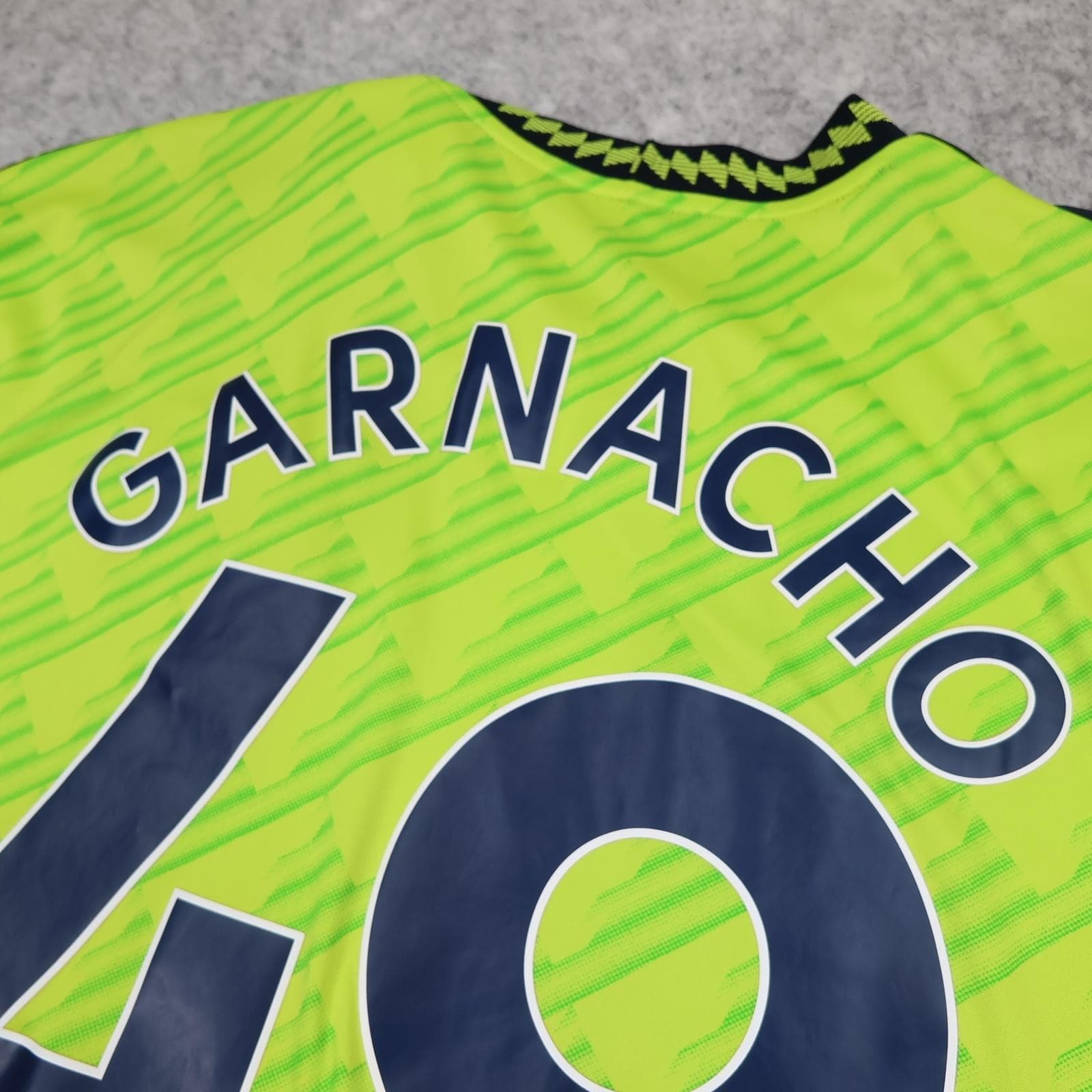 Manchester United Shirt Mens Large 3rd Kit 2022 2023 Football Adidas Garnacho 49 photo 8