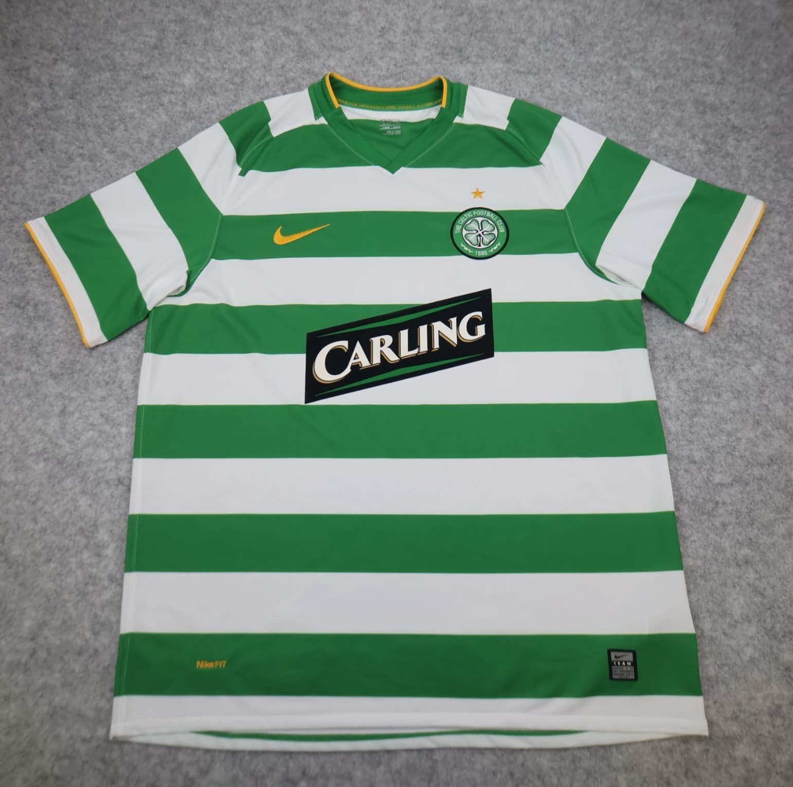 Celtic Football Shirt Extra Large Green Home Kit 2008 2010 Nike Jersey Hoops