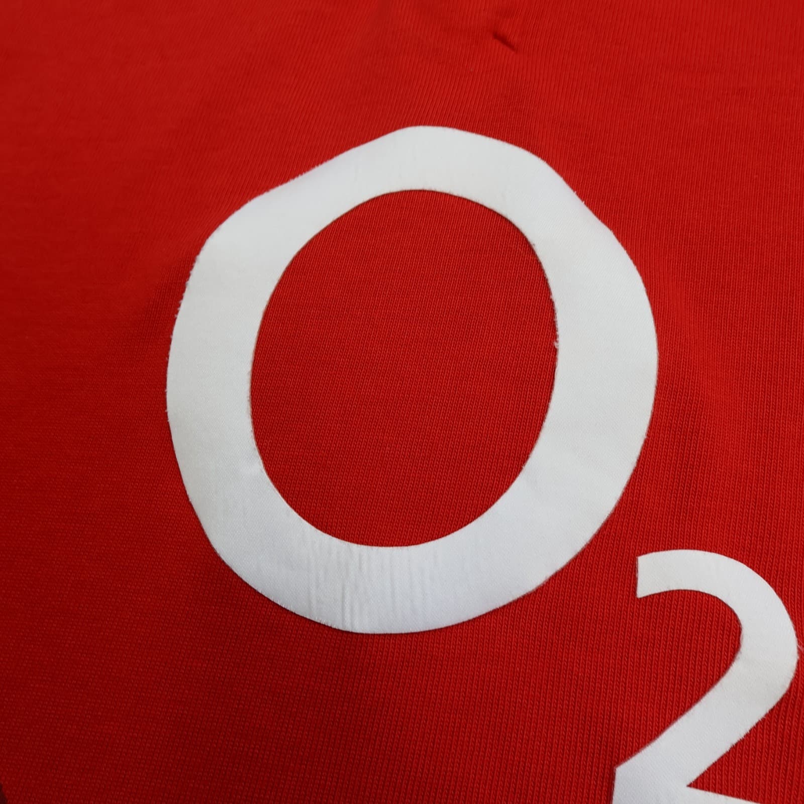 England Rugby Shirt Large Red Away Kit 2007 2008 Nike Jersey O2 photo 4