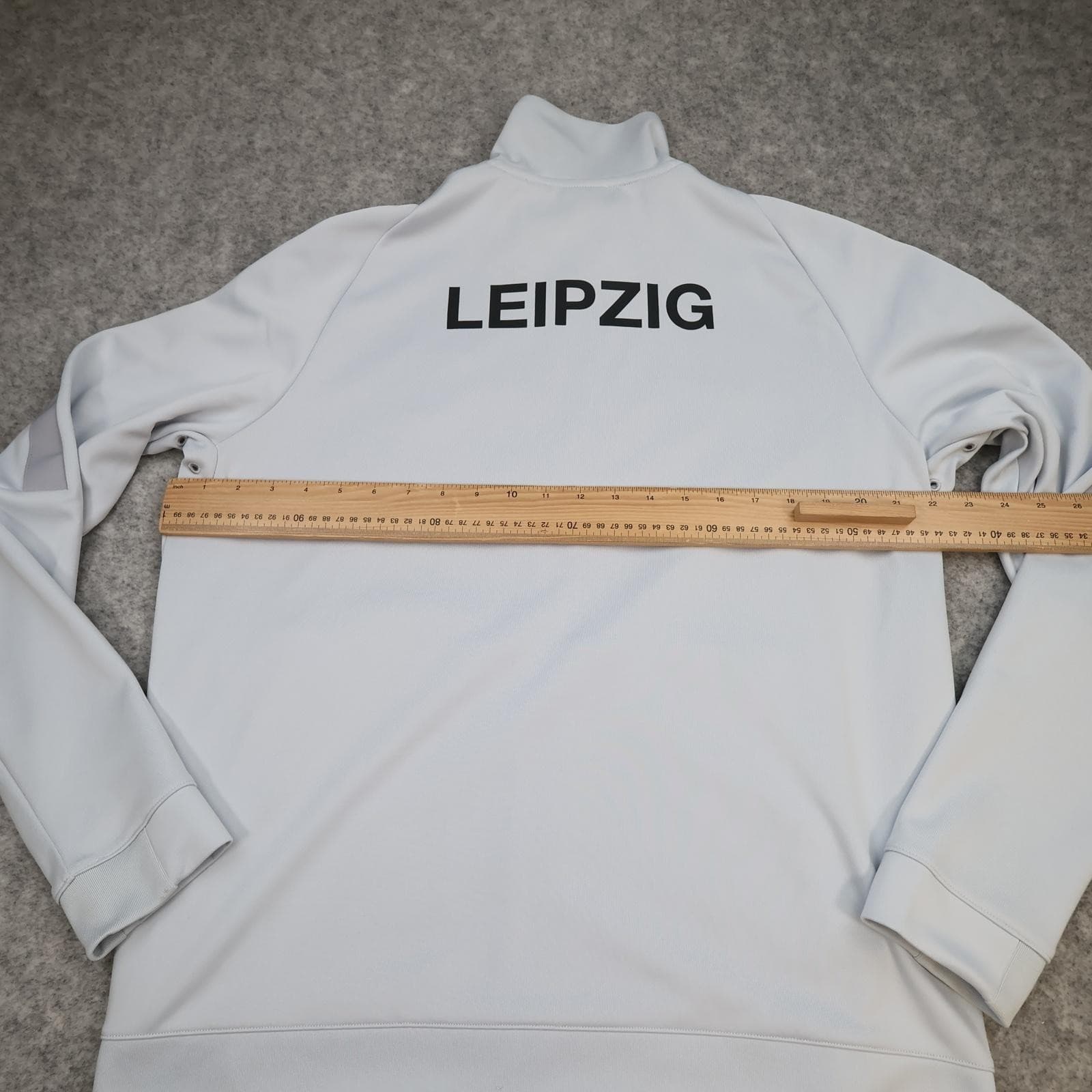 RB Leipzig Jacket Mens Large Grey 2017 2018 Bundesliga Football Nike Track Top photo 11