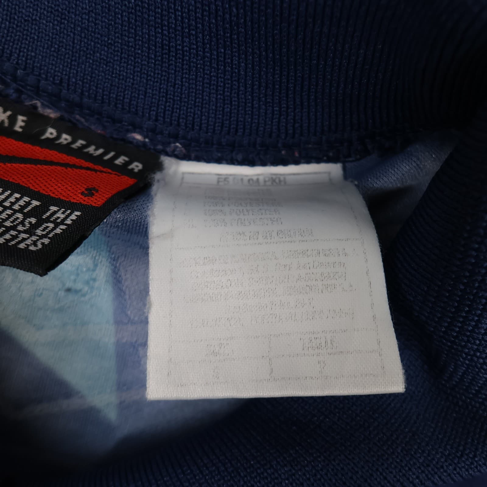 Vintage Arsenal Shirt Small Blue Away Kit 1995 1996 Soccer Jersey JVC Gunner AFC photo 8