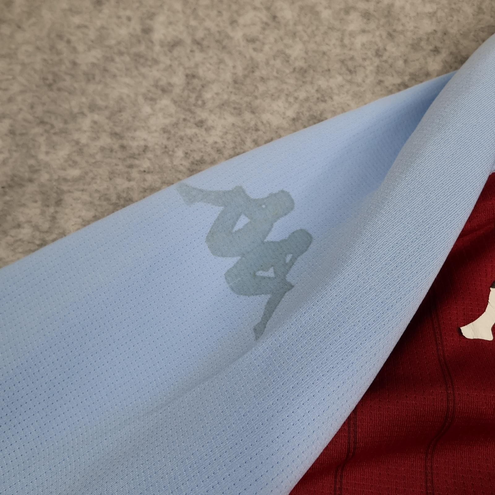 Aston Villa Shirt Mens 3XL Red Home 2020 2021 Football Kappa Cazoo Jersey photo 6