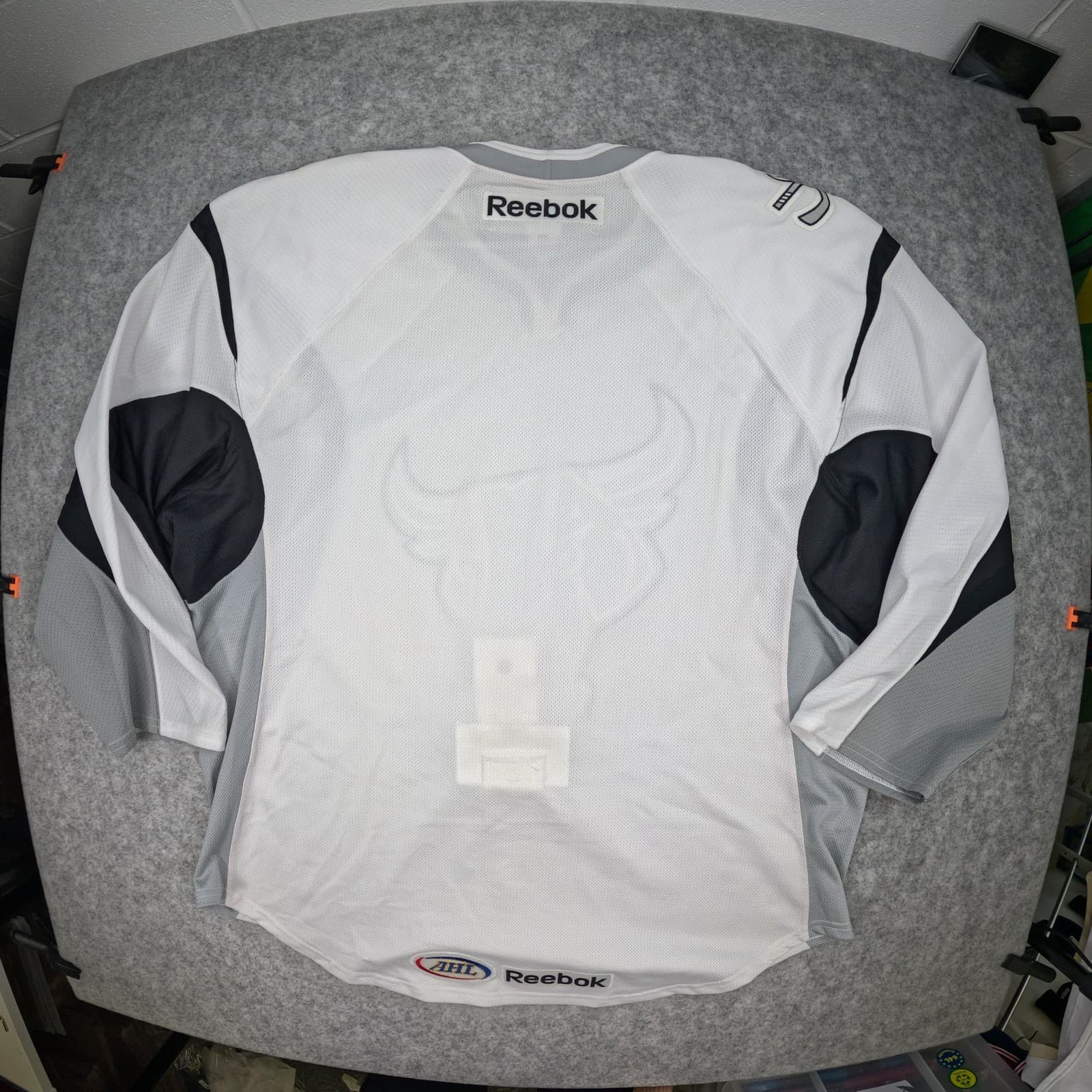 San Antonio Rampage Hockey Jersey 2XL 54 White Reebok Long Sleeve Jersey photo 2