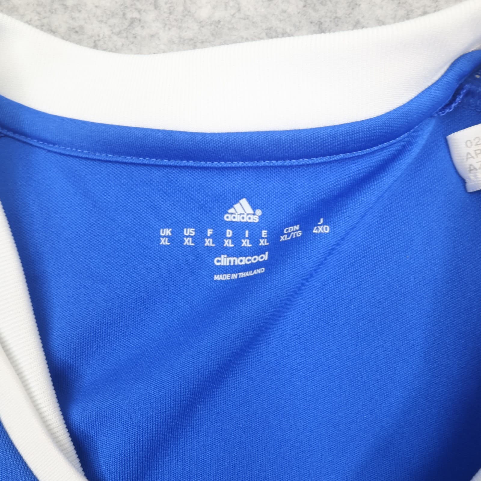 Cardiff City Shirt Extra Large Blue 2016 2017 Adidas Soccer Jersey Football photo 5