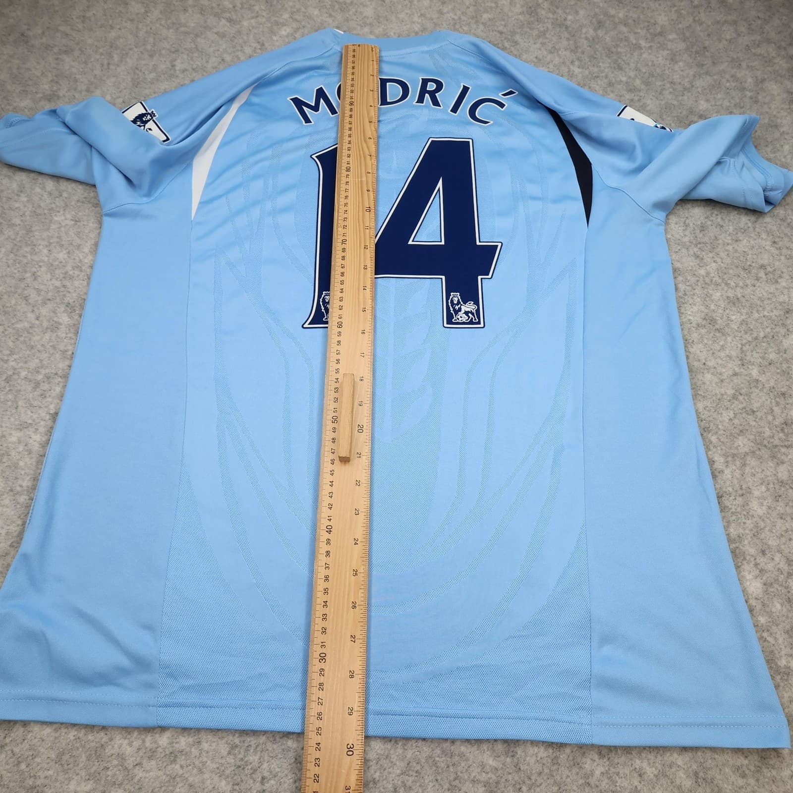 Tottenham Hotspur Shirt Mens XL Blue Away 2010 2011 Puma Modric 14 Soccer Jersey photo 14