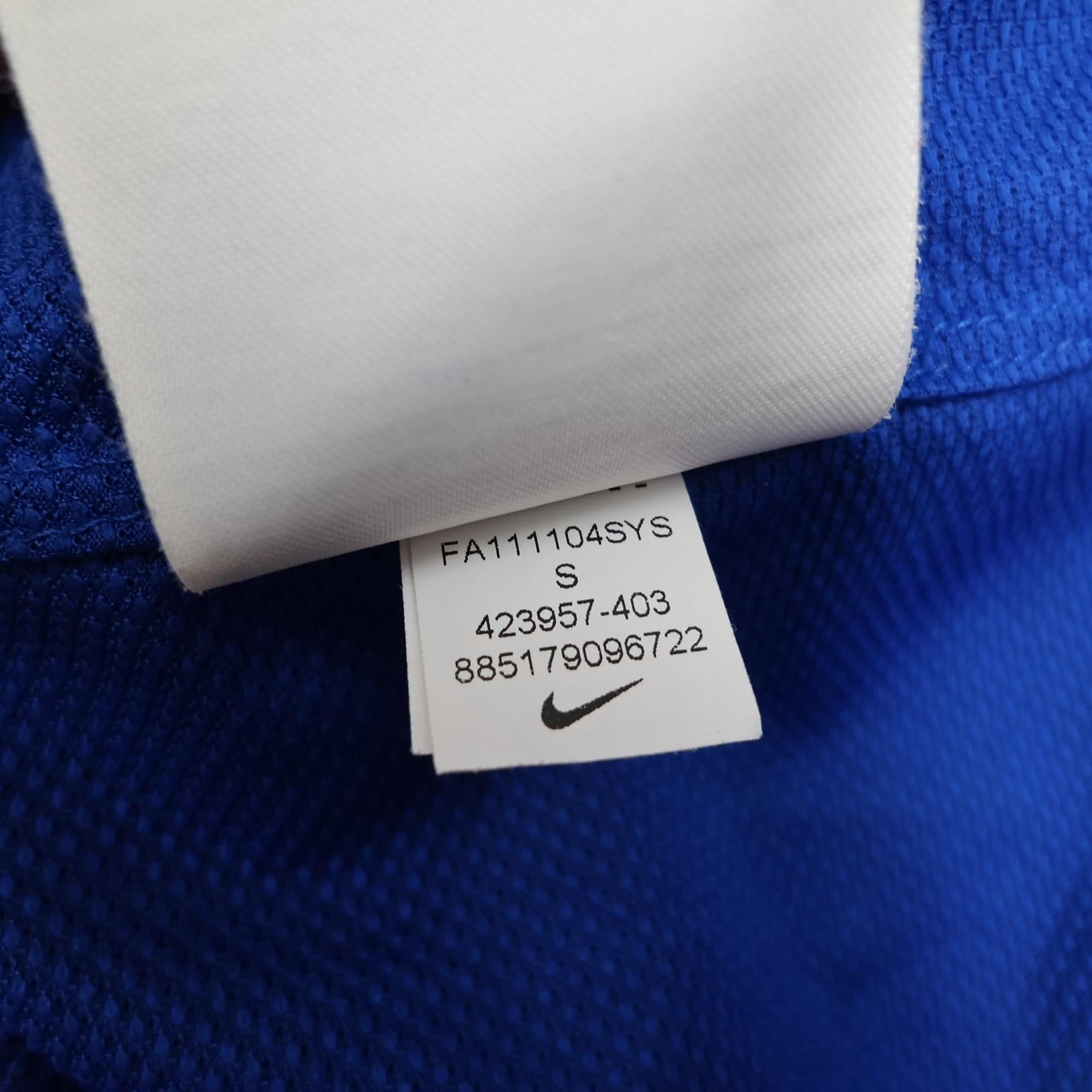 Manchester United Away Shirt Womens Small Size 10-12 Blue 2011 2012 Nike Jersey photo 12