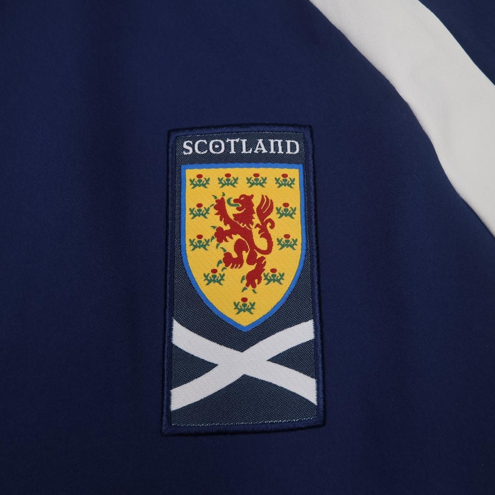 Vintage Scotland Shirt Mens 2XL Blue Short Sleeve 2003 2005 Diadora Jersey photo 3