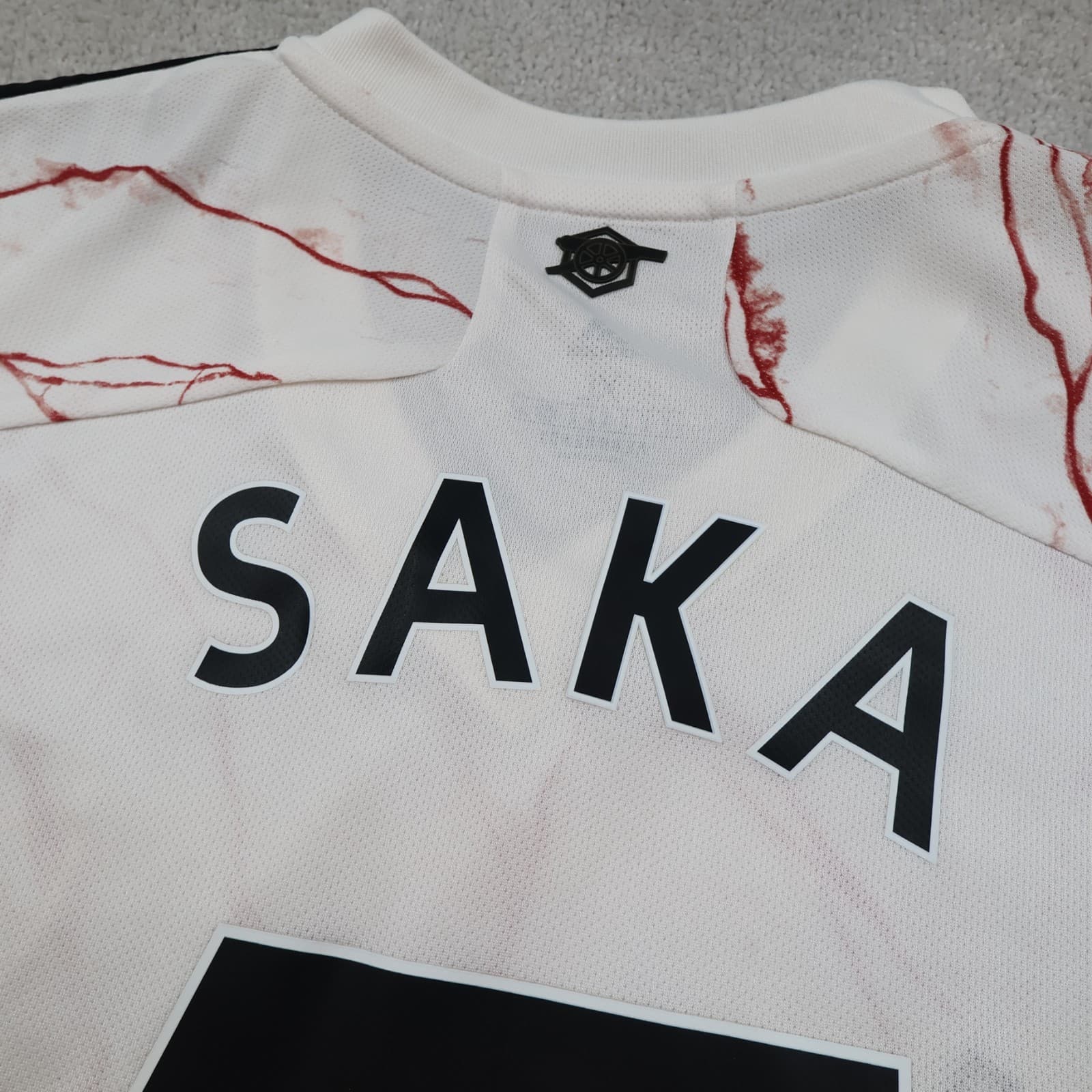 Arsenal Shirt Extra Large White Away Kit 2021 2022 Adidas Jersey Soccer Saka 7 photo 7