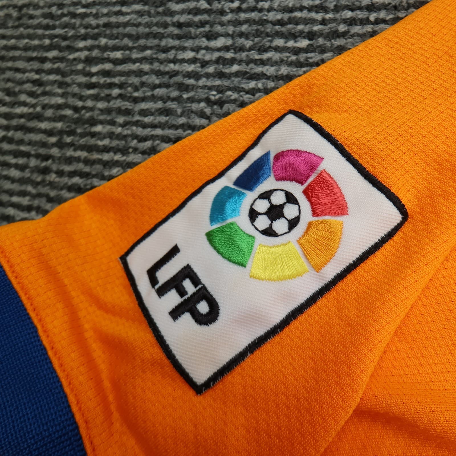 Barcelona Shirt Large Orange Away 2006 2008 Nike Football Diego Maradona Jersey photo 8