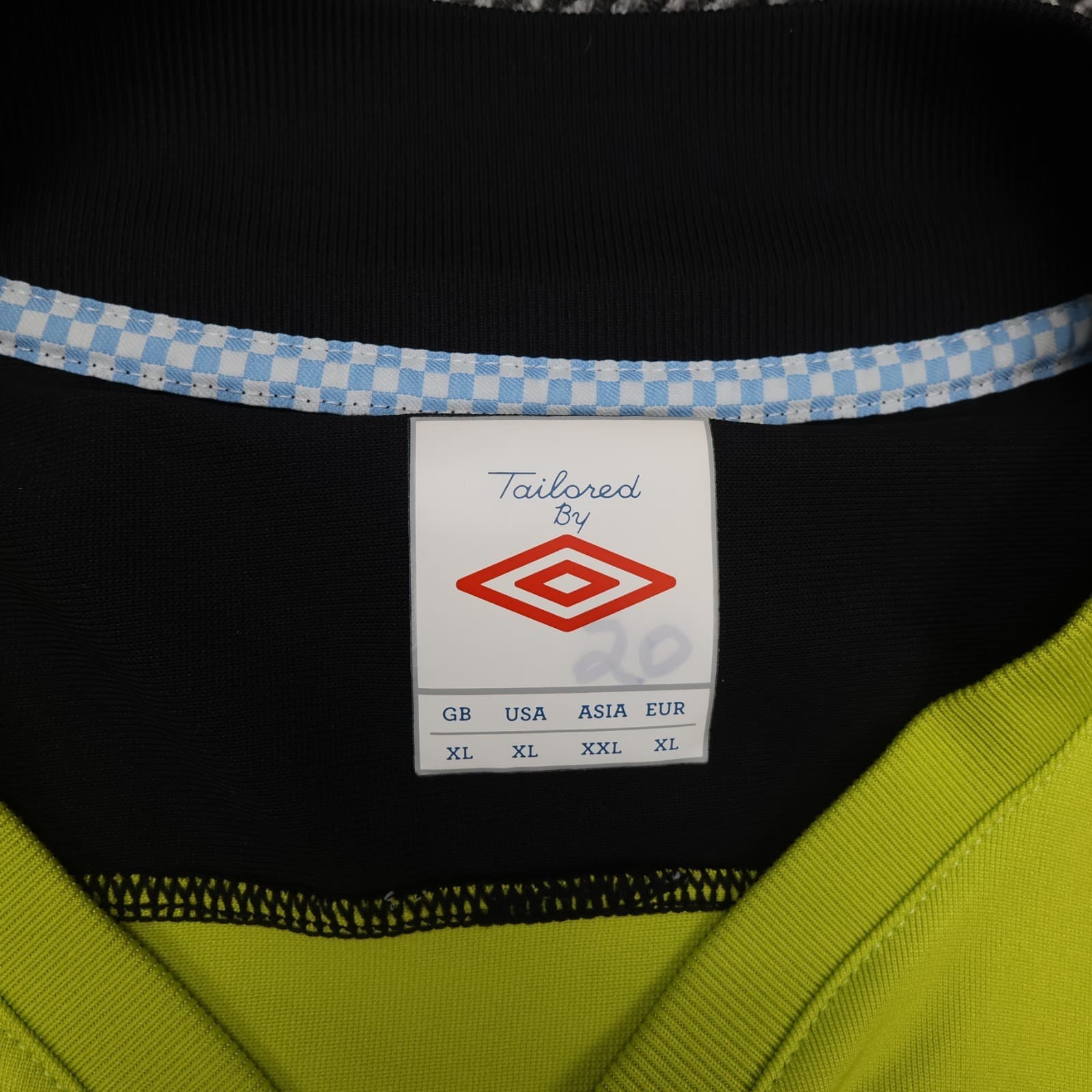 Manchester City Shirt Extra Large 2011 2012 Umbro Football Training Player Issue photo 6