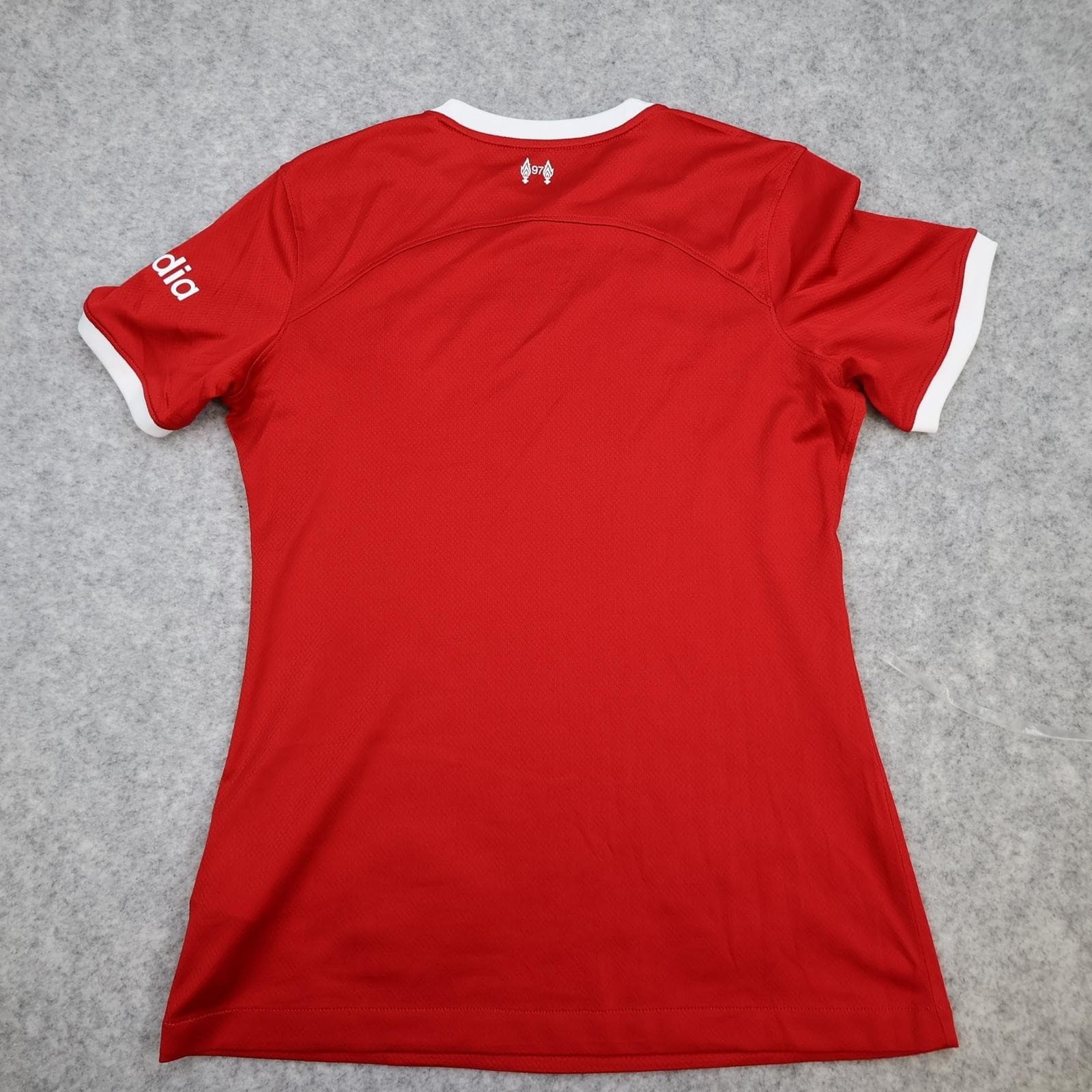 Liverpool Shirt Womens Small Red Home 2023 2024 Football Nike Standard Chartered photo 2