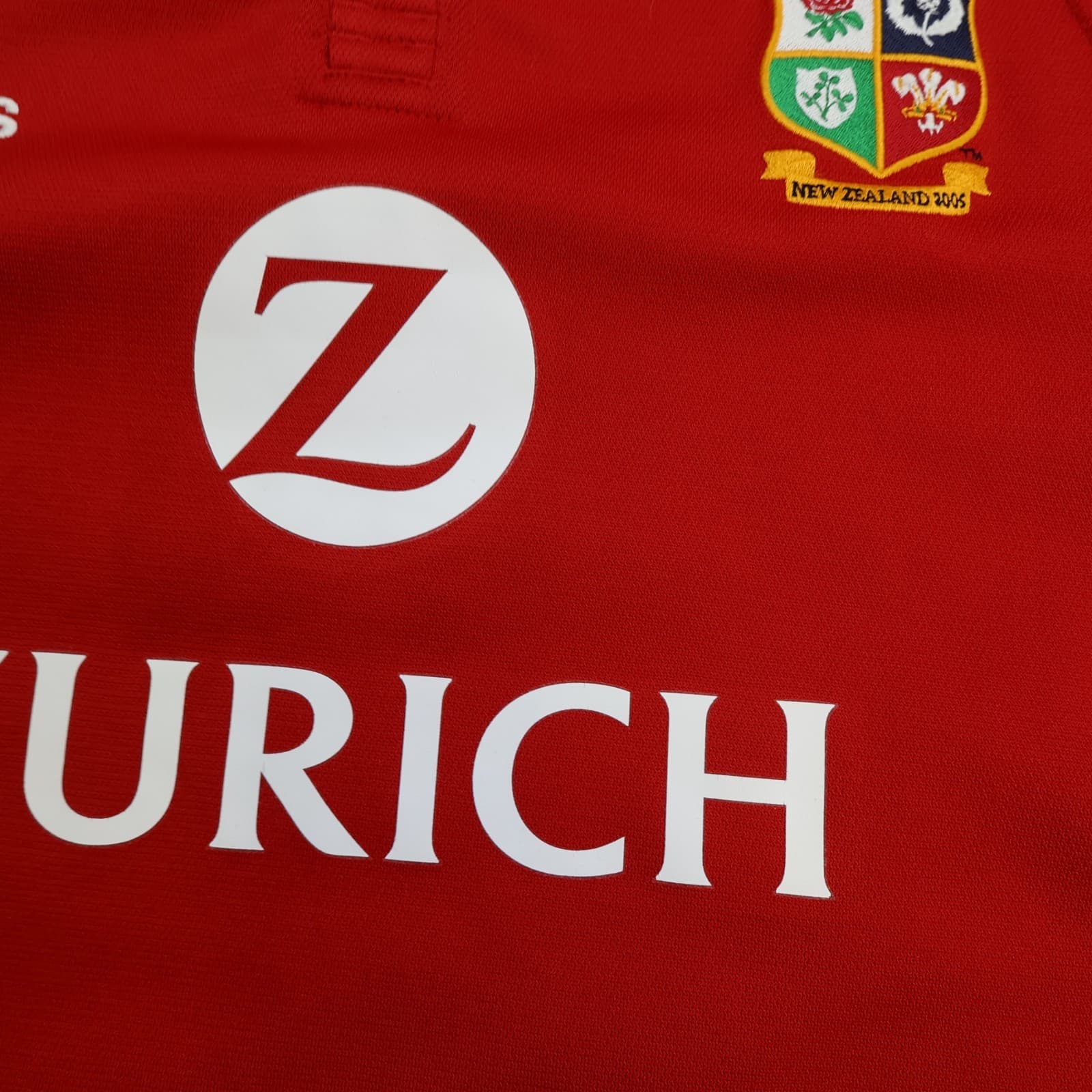 Vintage British & Irish Lions Rugby Shirt Extra Large Zurich Adidas Jersey 2005 photo 5