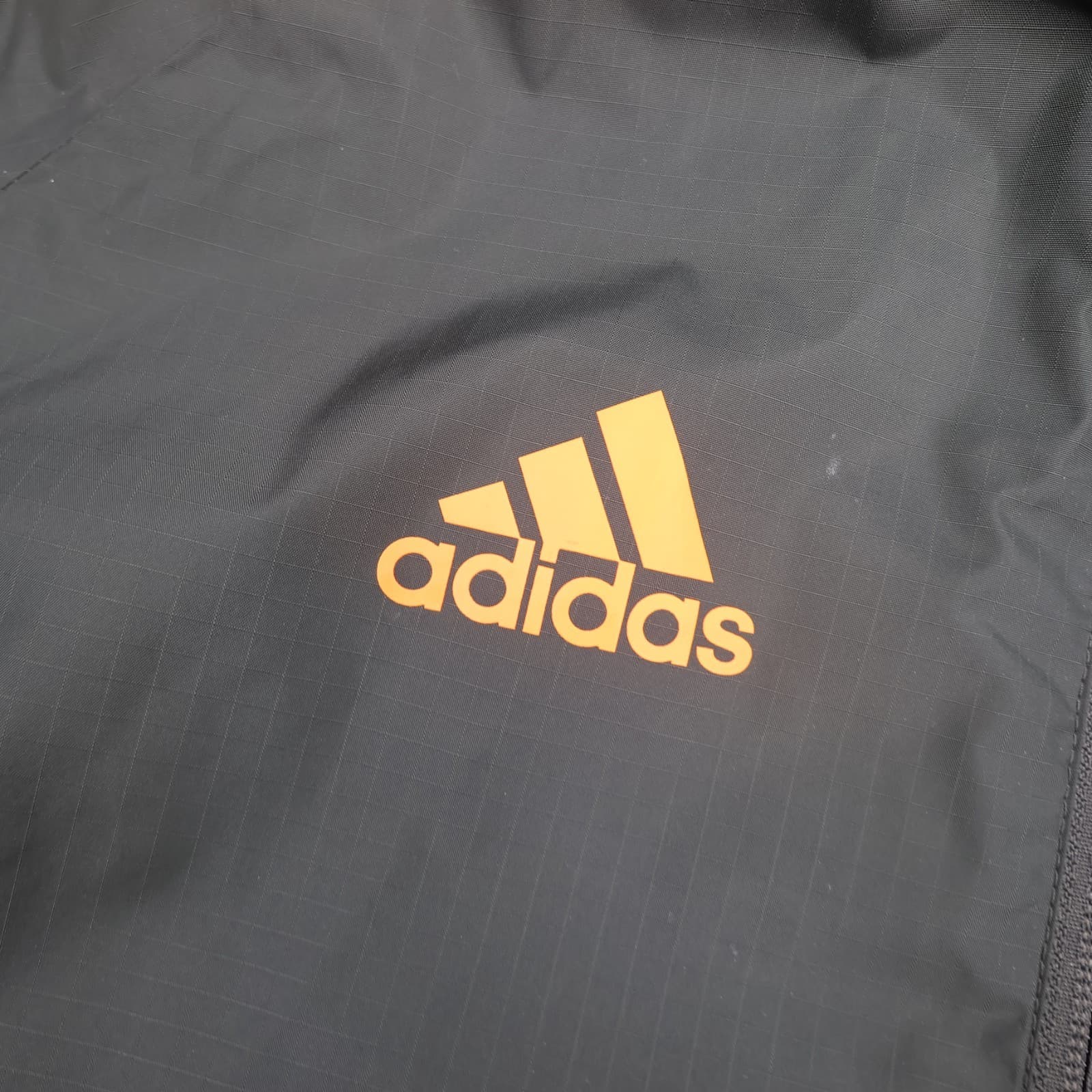Manchester United Rain Jacket Small Grey Training Adidas 2020 2021 Zipped Hooded photo 4
