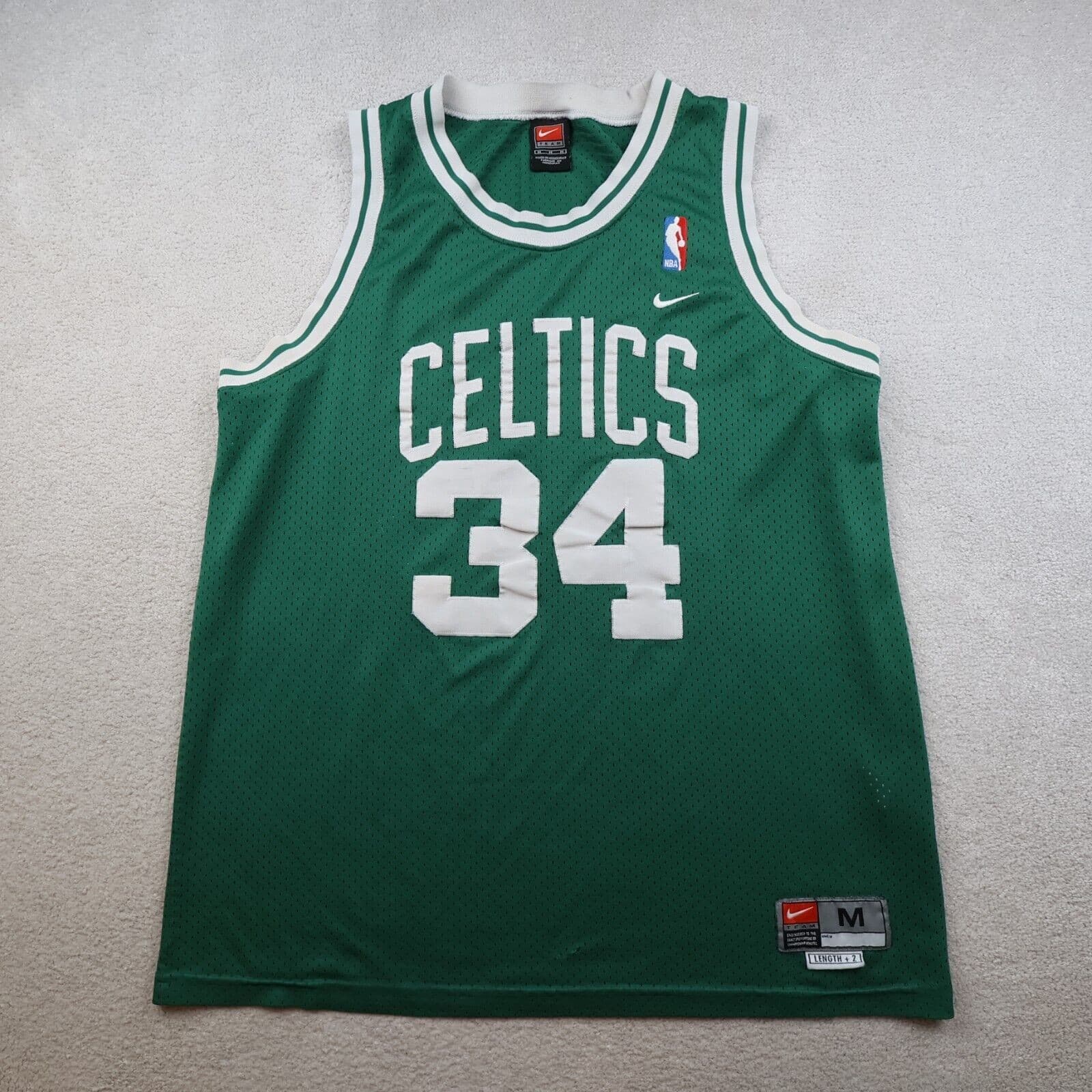 Boston Celtics Jersey Medium Nike Team 90s Basketball Paul Pierce 34 NBA photo 2