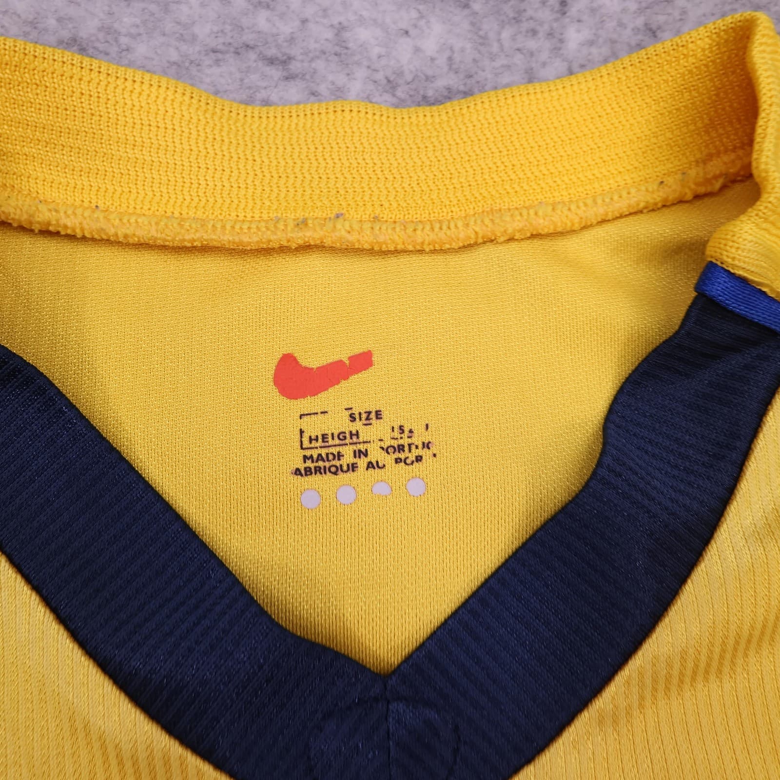 Vintage Arsenal Shirt Kids Large Yellow Away 2000 2002 Sega Jersey Nike photo 6
