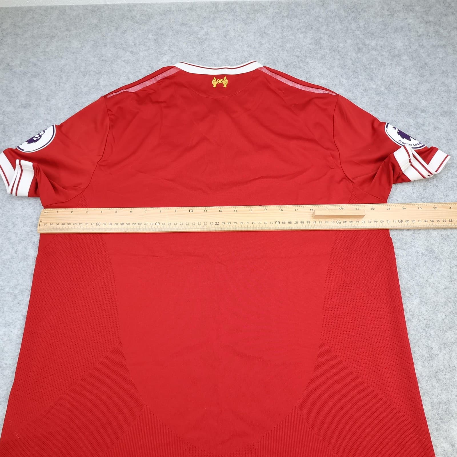 Liverpool Shirt Mens XL Red Home 2017 2018 Football New Balance Soccer Jersey photo 11