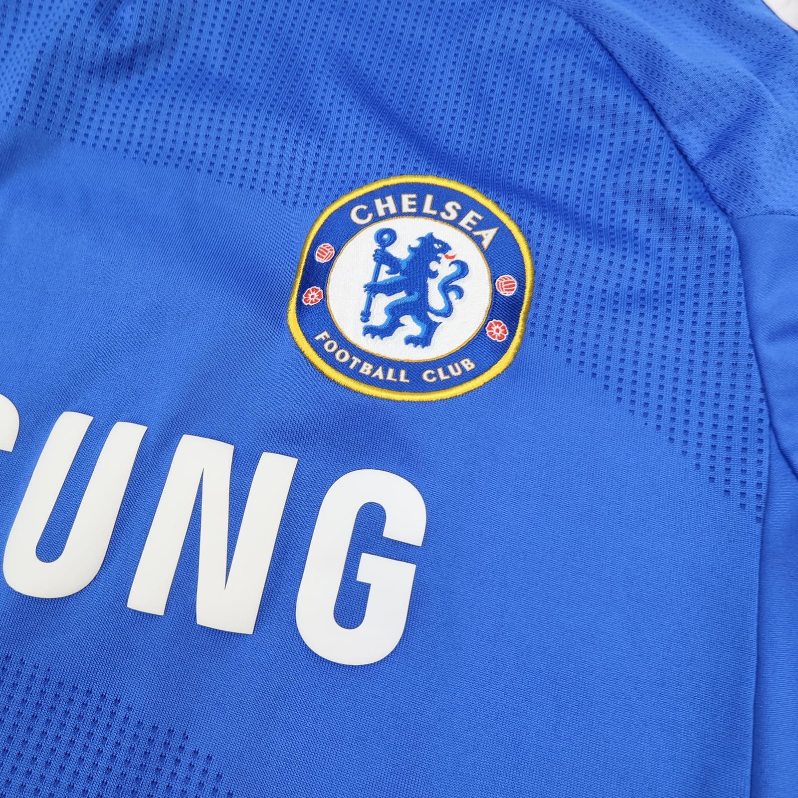 Chelsea Shirt Mens Large Blue Home 2010 2011 Adidas Anelka 39 Soccer Jersey photo 5