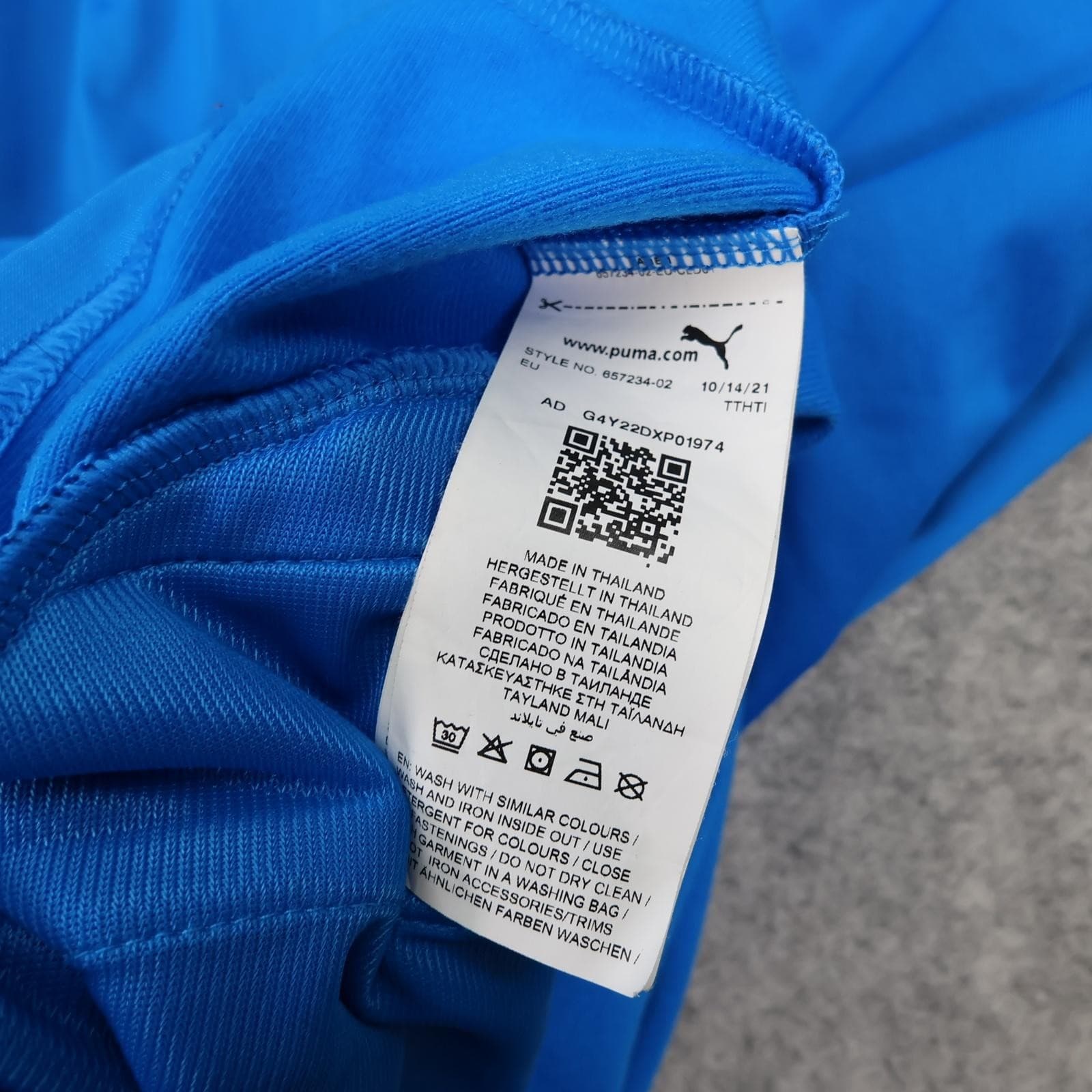 Peterborough United Jacket Mens Large Blue EFL Football Puma 2021 2022 Training photo 12