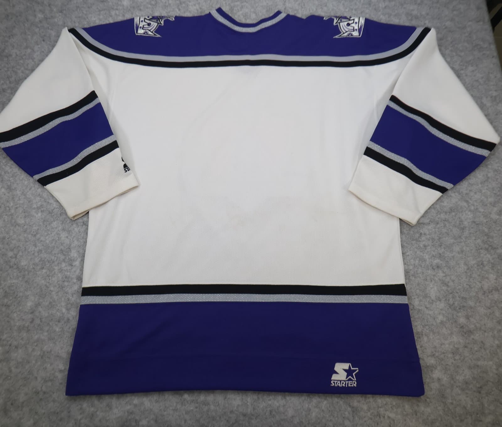 Vintage Los Angeles Kings Jersey Large Ice Hockey Shirt 90s NHL Starter Mens photo 2