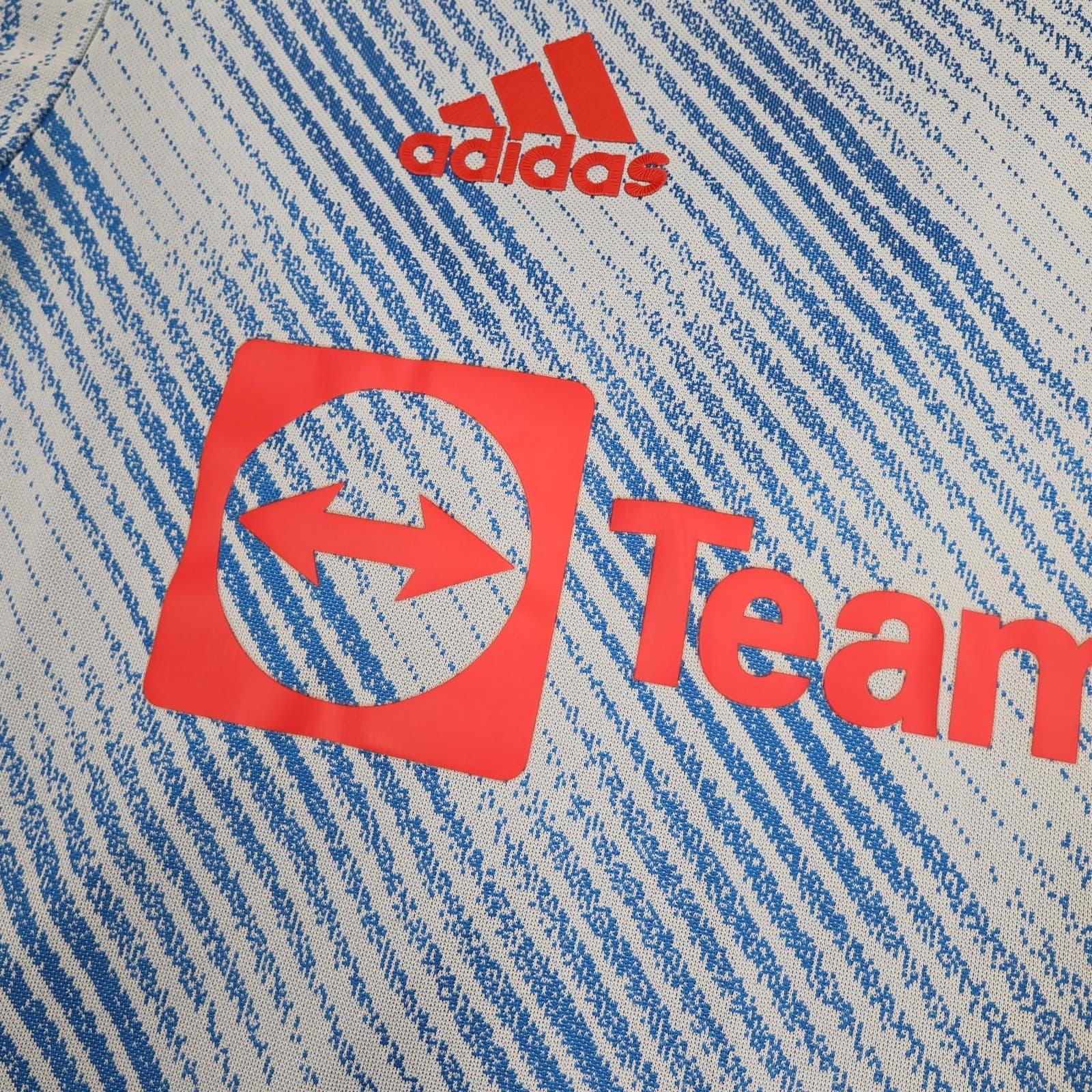 Manchester United Away Shirt Mens Medium White 2021 2022 Adidas Soccer Jersey photo 4