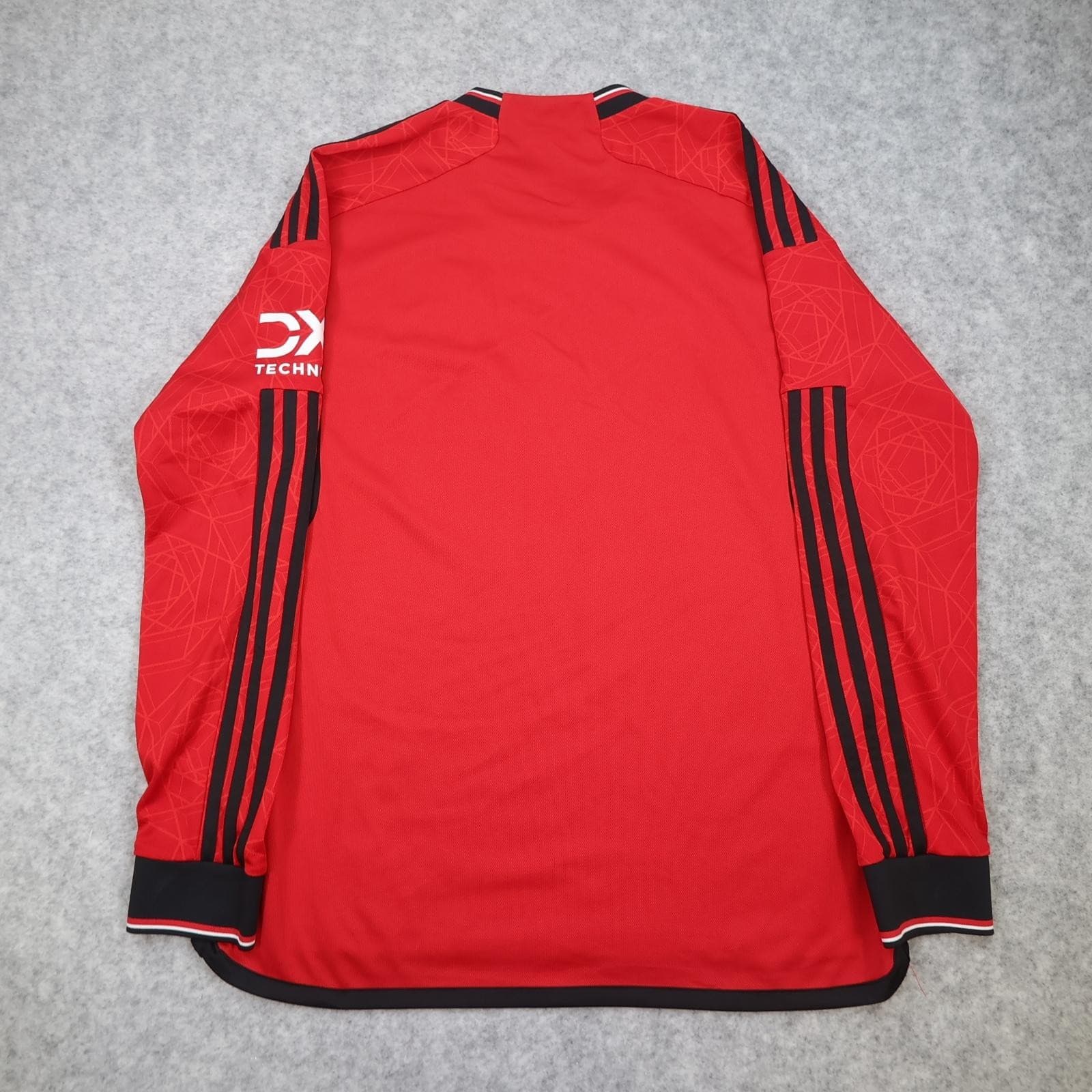 Manchester United Shirt Mens Medium Red Home 2023 2024 Adidas TeamViewer Jersey photo 13