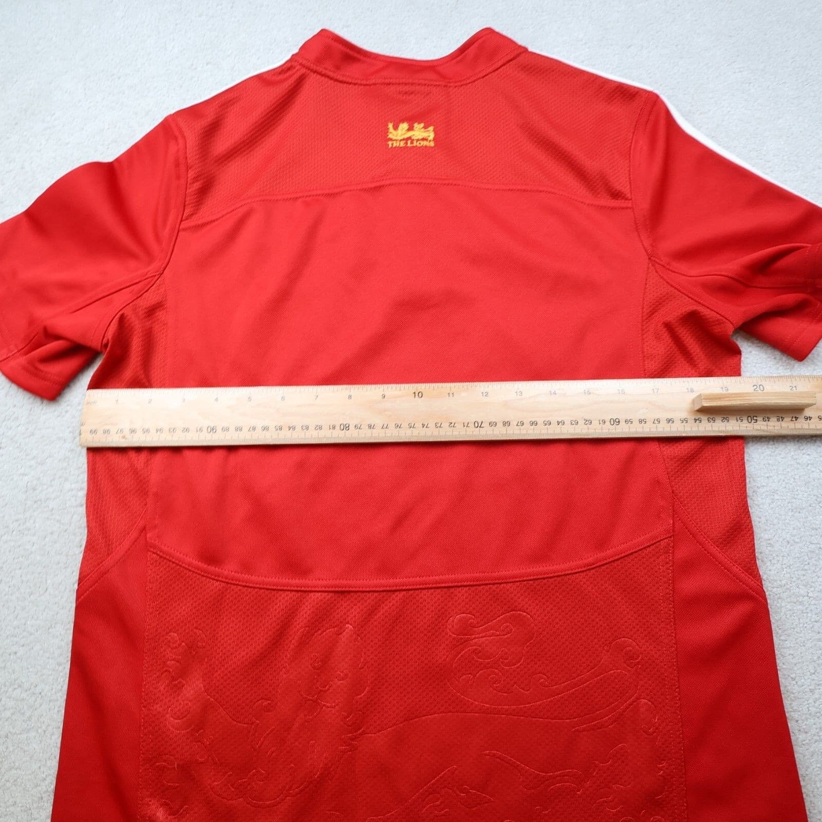 Lions Rugby Shirt Large Womens Adidas Jersey 2008 2009 HSBC South Arfica Tour photo 7
