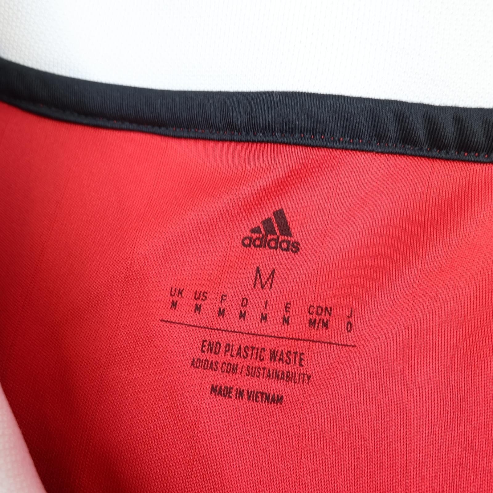 Manchester United Shirt Mens Medium Red Home 2022 2023 Adidas TeamViewer photo 5