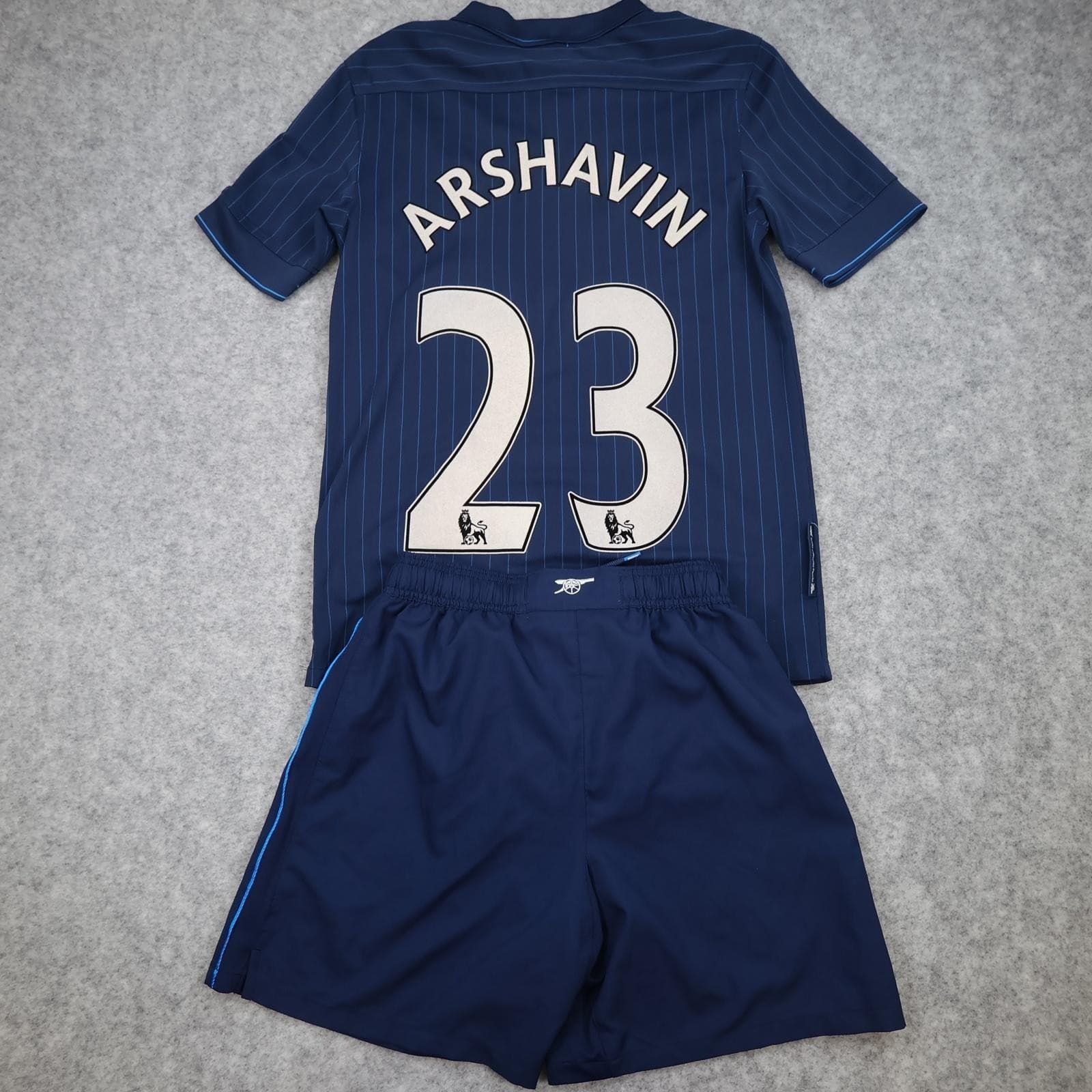Arsenal Away Shirt Youth 13-15 Years Blue 2009 2010 Football Nike Arshavin 23
