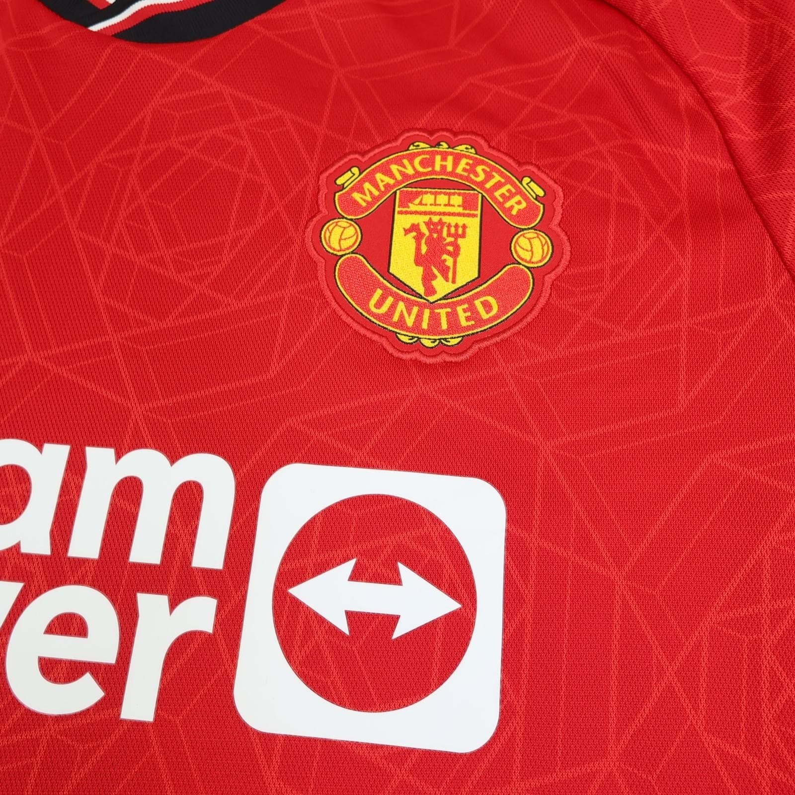 Manchester United Shirt Mens XL Red Home 2023 2024 Football Adidas Hojlund 11 photo 5