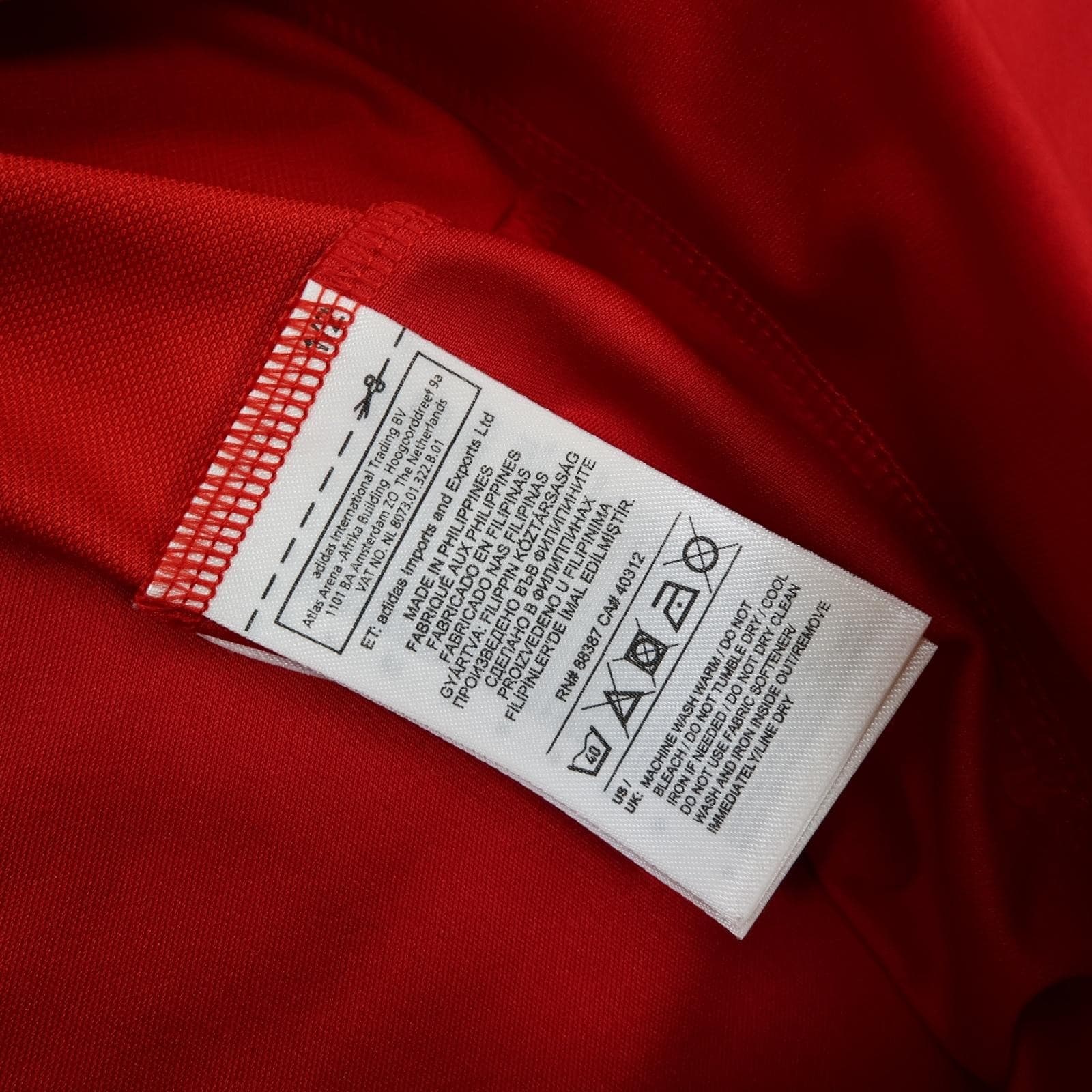 Aberdeen FC Shirt Mens XL Red Home 2015 2016 Football Adidas Soccer Jersey photo 9