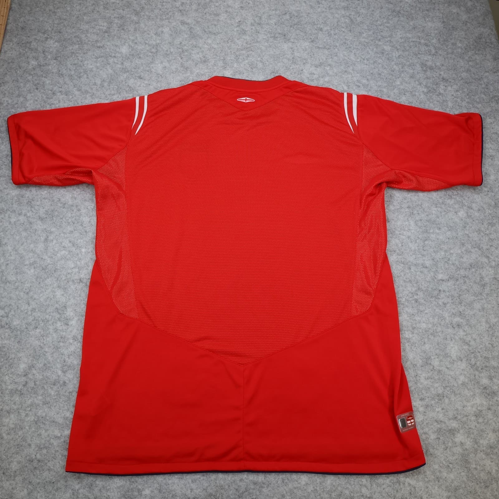 Vintage England Football Shirt Extra Large Red Away Kit 2004 2006 Jersey 798 photo 2