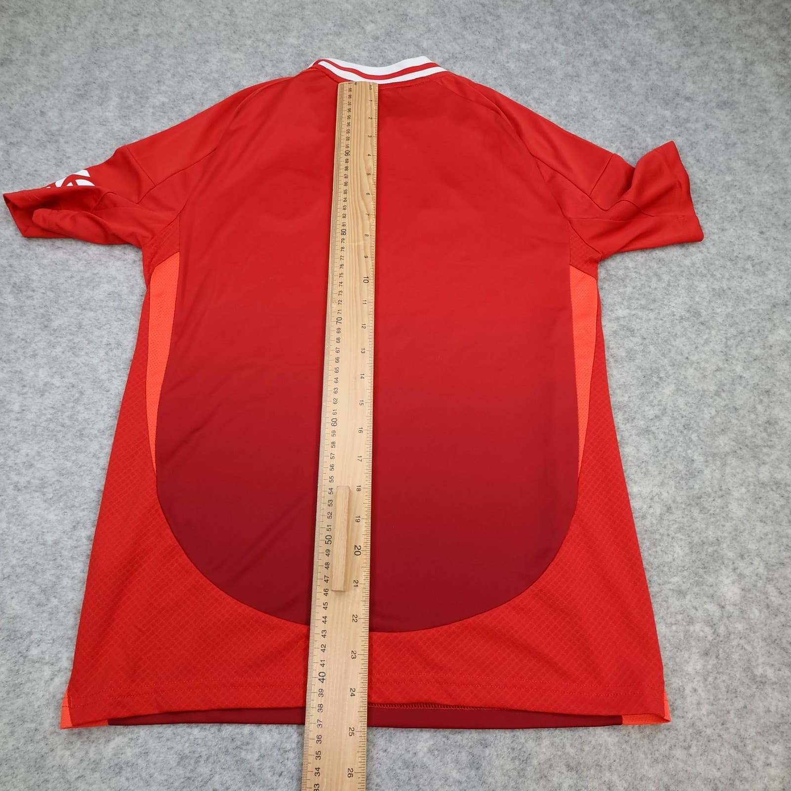 Manchester United Shirt Kids 13-14 Years Red Home 2024 2025 Adidas Soccer Jersey photo 11