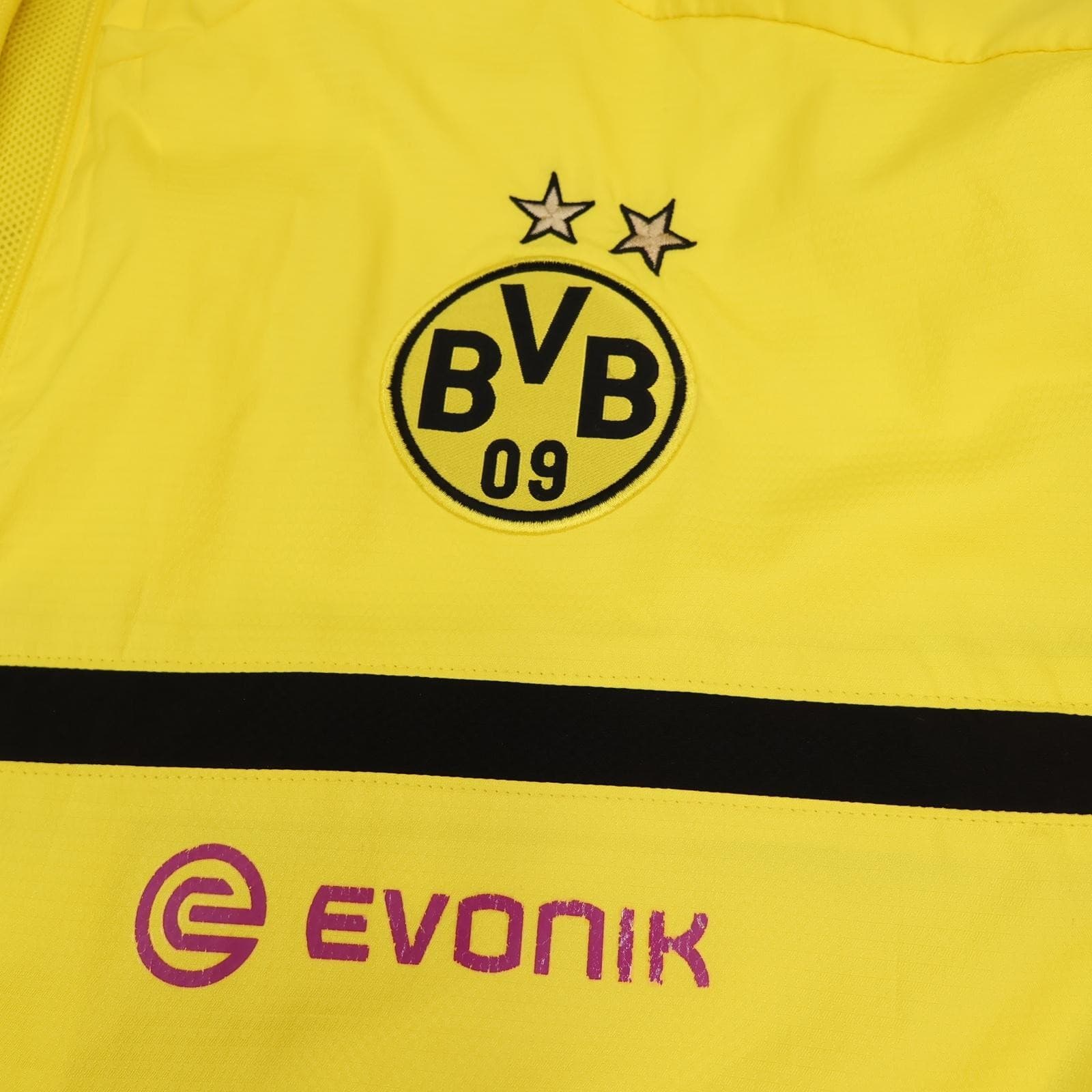 Borussia Dortmund Jacket Mens 2XL Yellow Football Puma Evonik Training photo 3