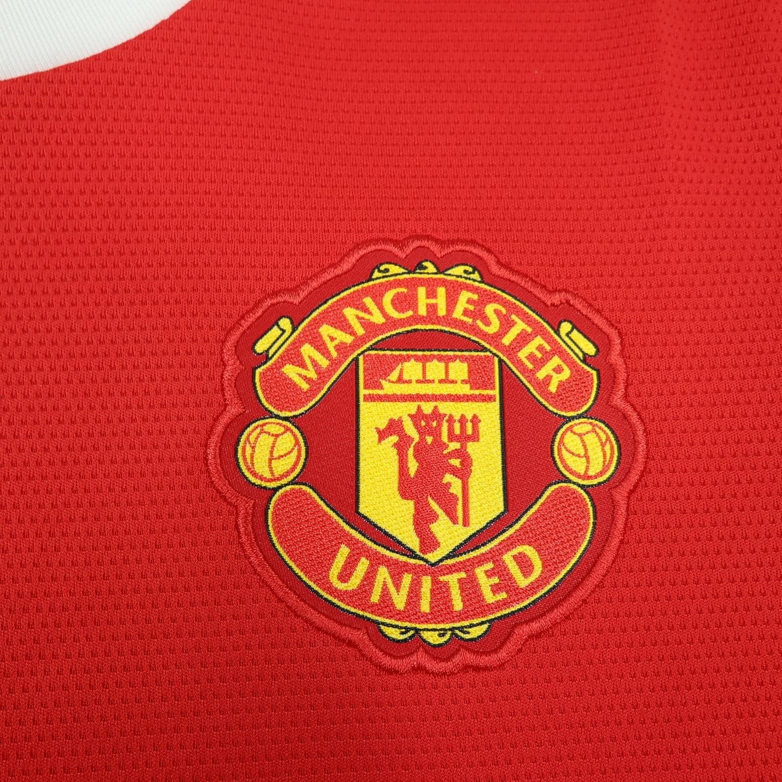 Manchester United Shirt Mens Large Red Home 2021 2022 Football Adidas TeamViewer photo 4