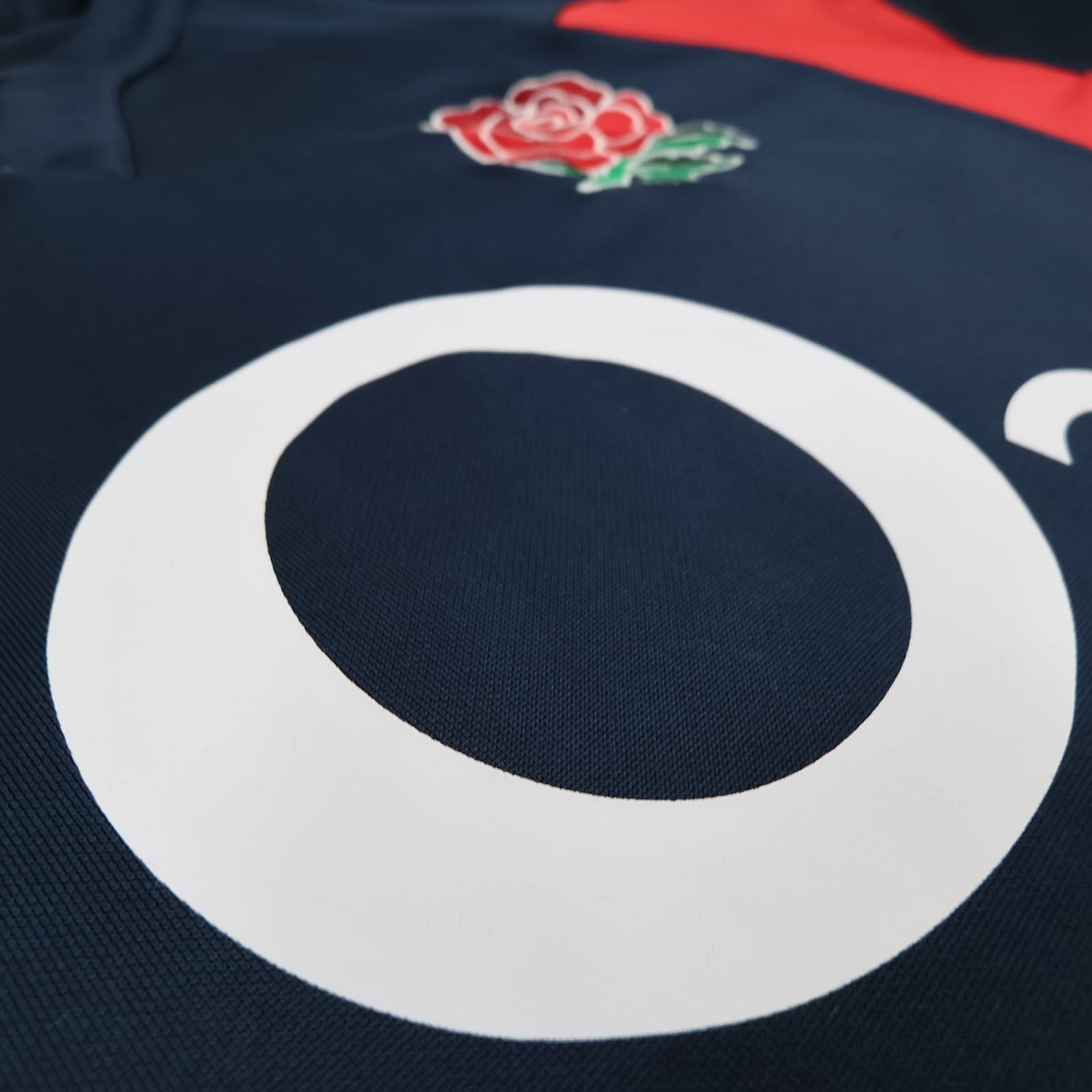 England Rugby Shirt Large Navy Away Kit 2005 2006 Nike Jersey O2 photo 8