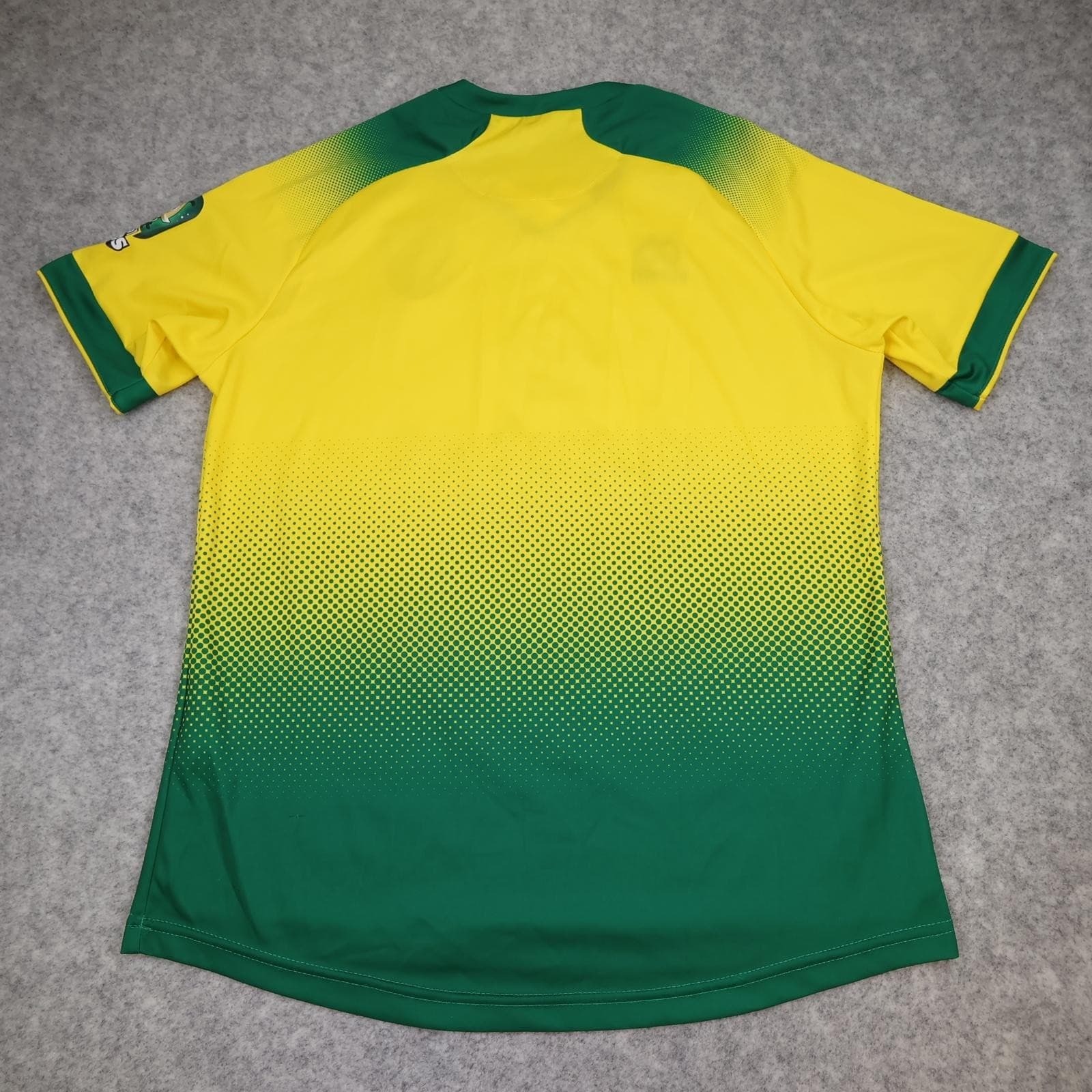 Norwich City Shirt Mens XL Yellow Home 2019 2020 Errea Dafabet Soccer Jersey photo 2