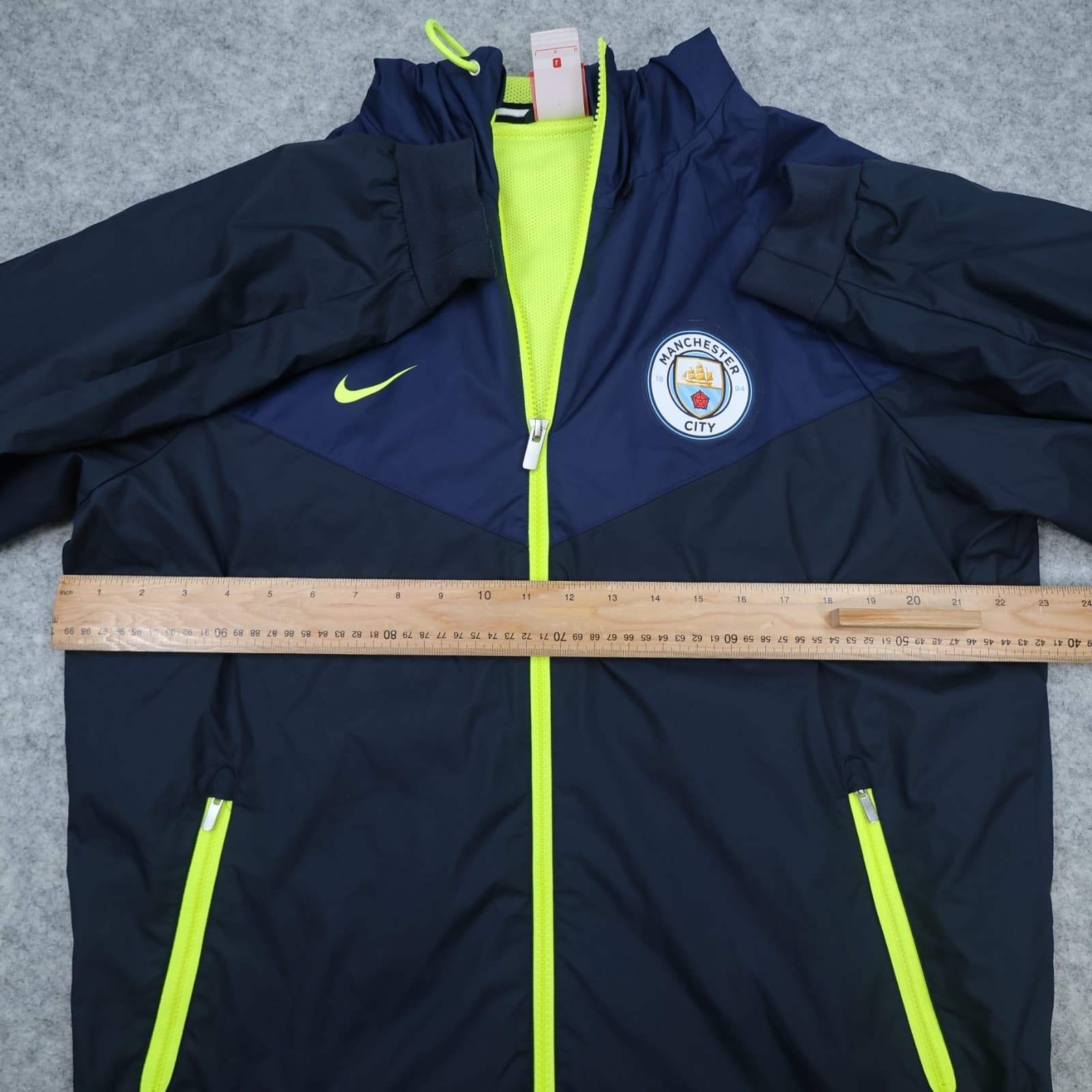 Manchester City Jacket Large Navy Training Rain Tracksuit Nike Mens Football photo 8